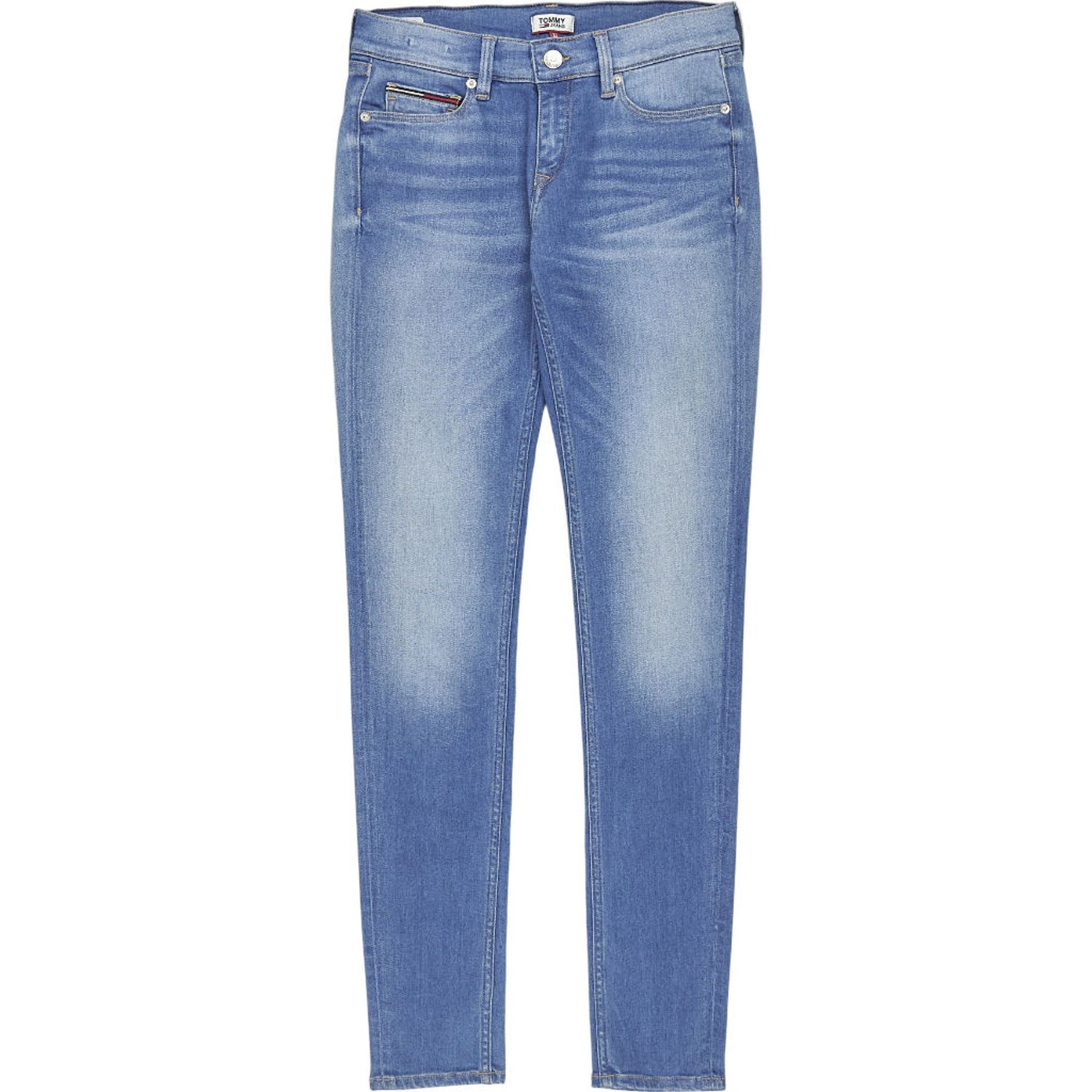 Tommy Jeans Blue Mid Rise Skinny Nora Jeans