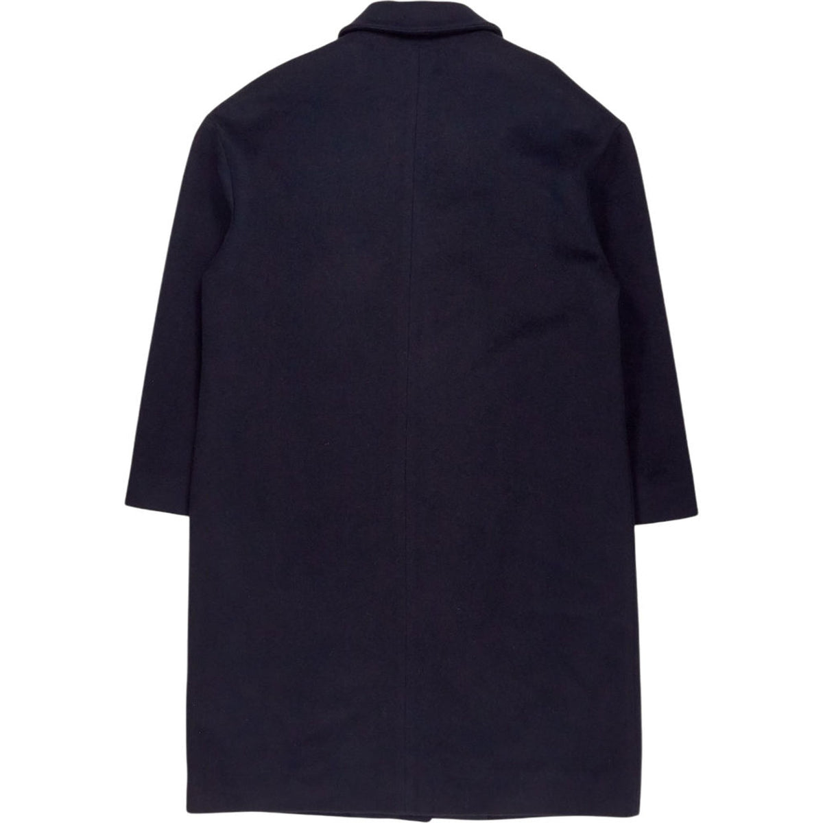 Vivere Navy Wool Blend Coat