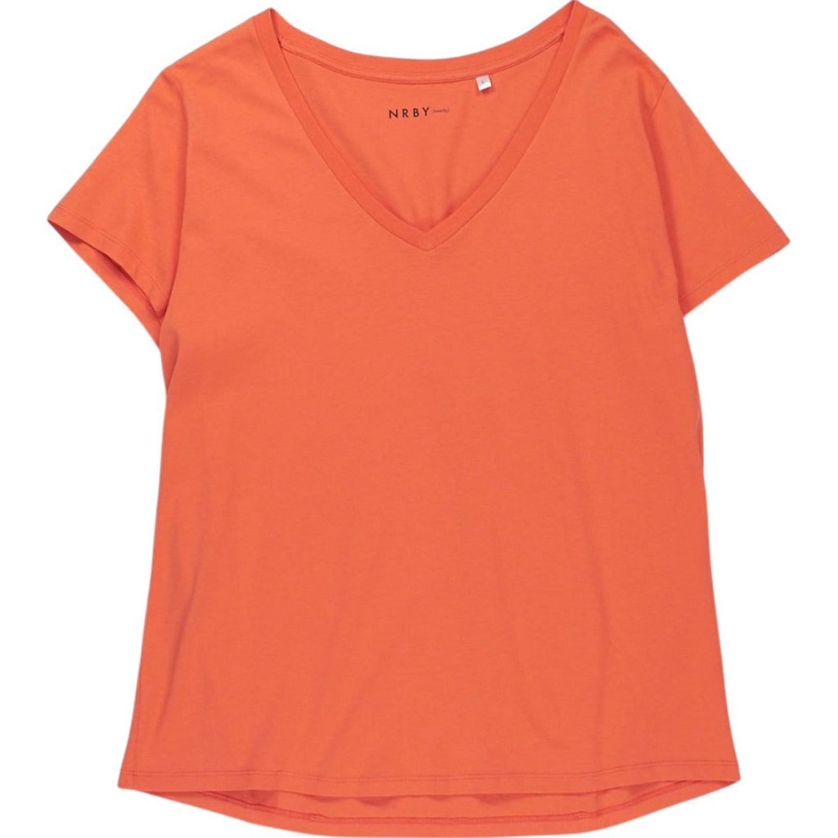 NRBY Orange V-Neck T-Shirt