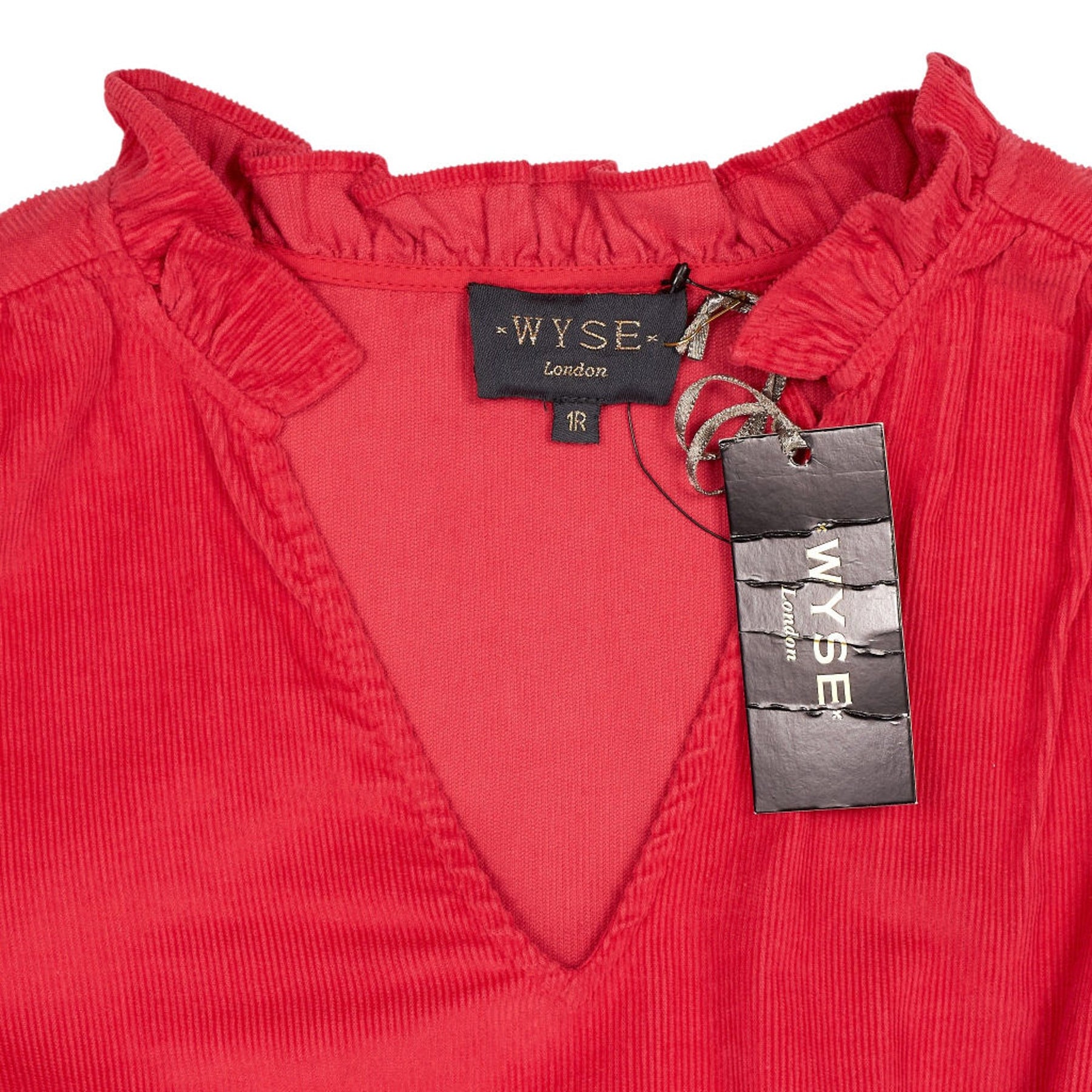 Wyse Red Nina Cord Dress