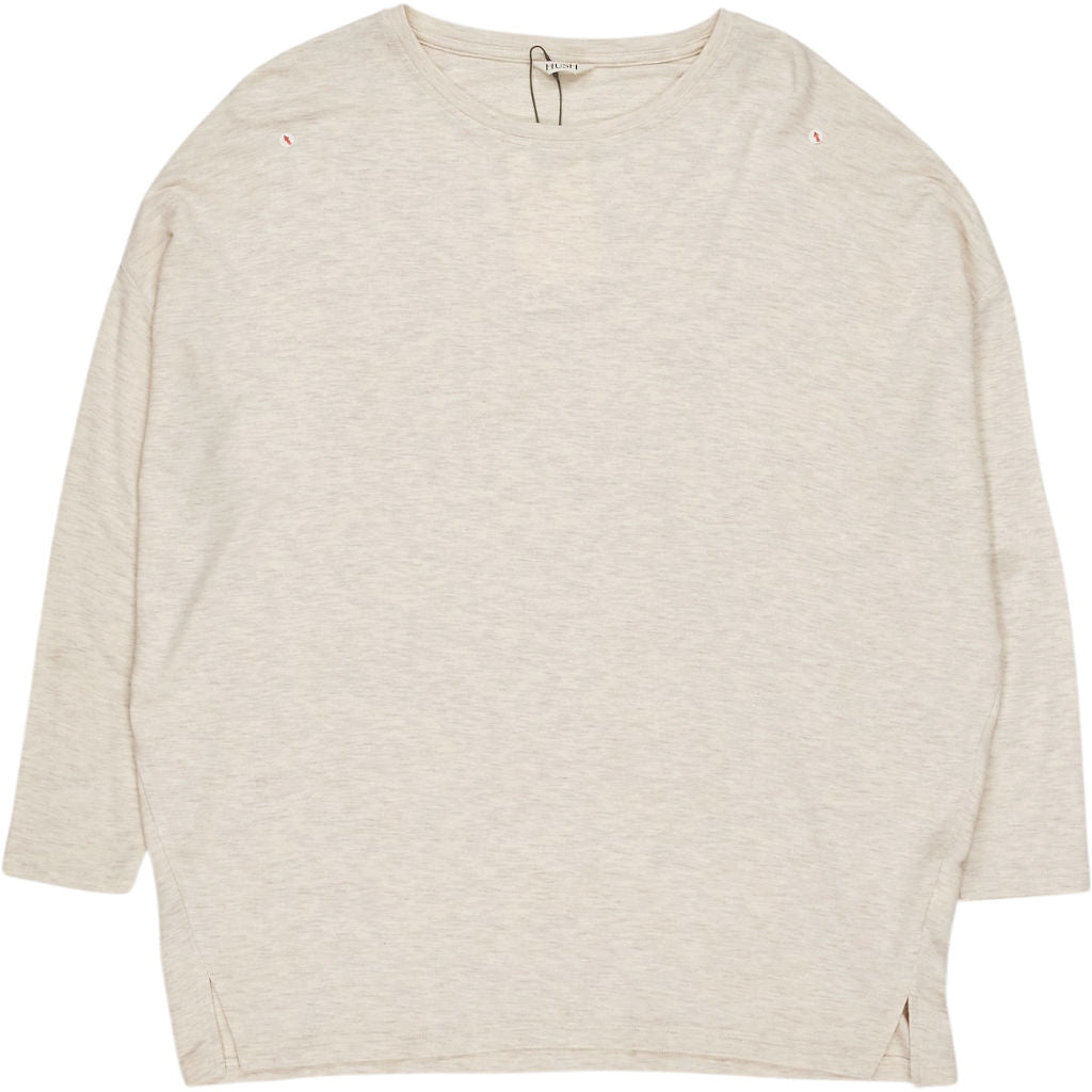 Hush Oatmeal Gillian Wide Jersey Top