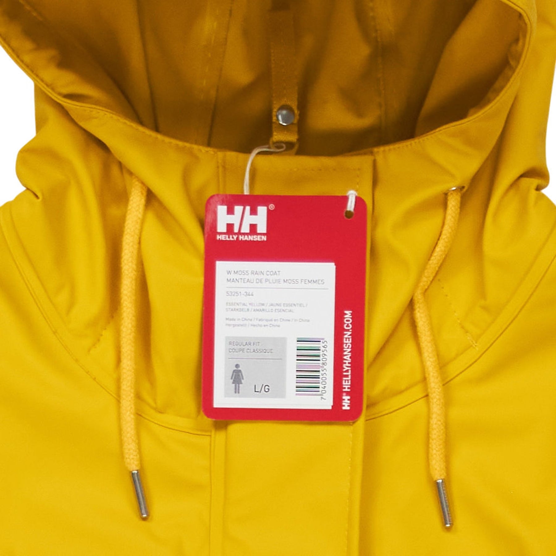 Helly Hansen Yellow W Moss Rain Coat
