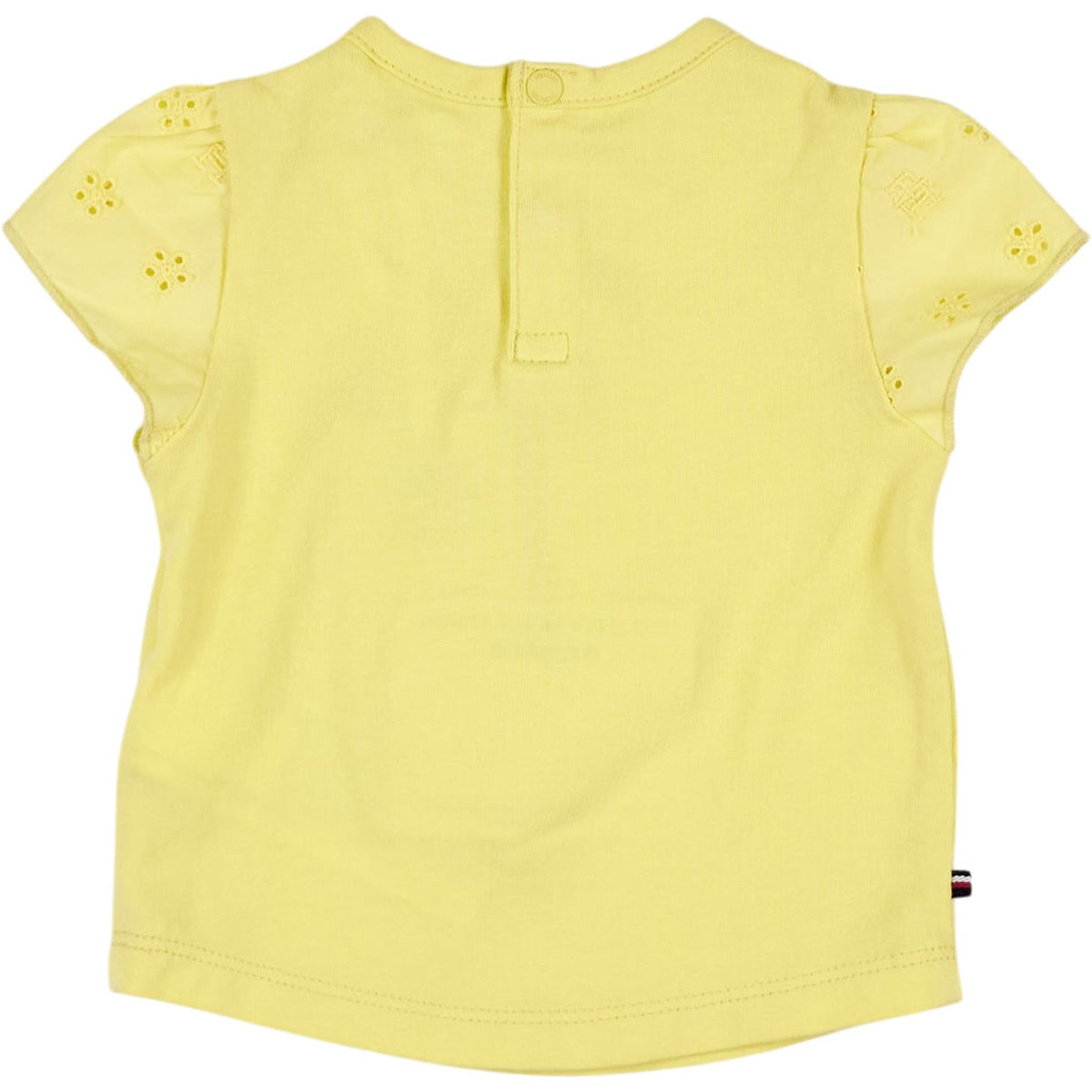 Tommy Hilfiger Yellow Baby Broderie Tee