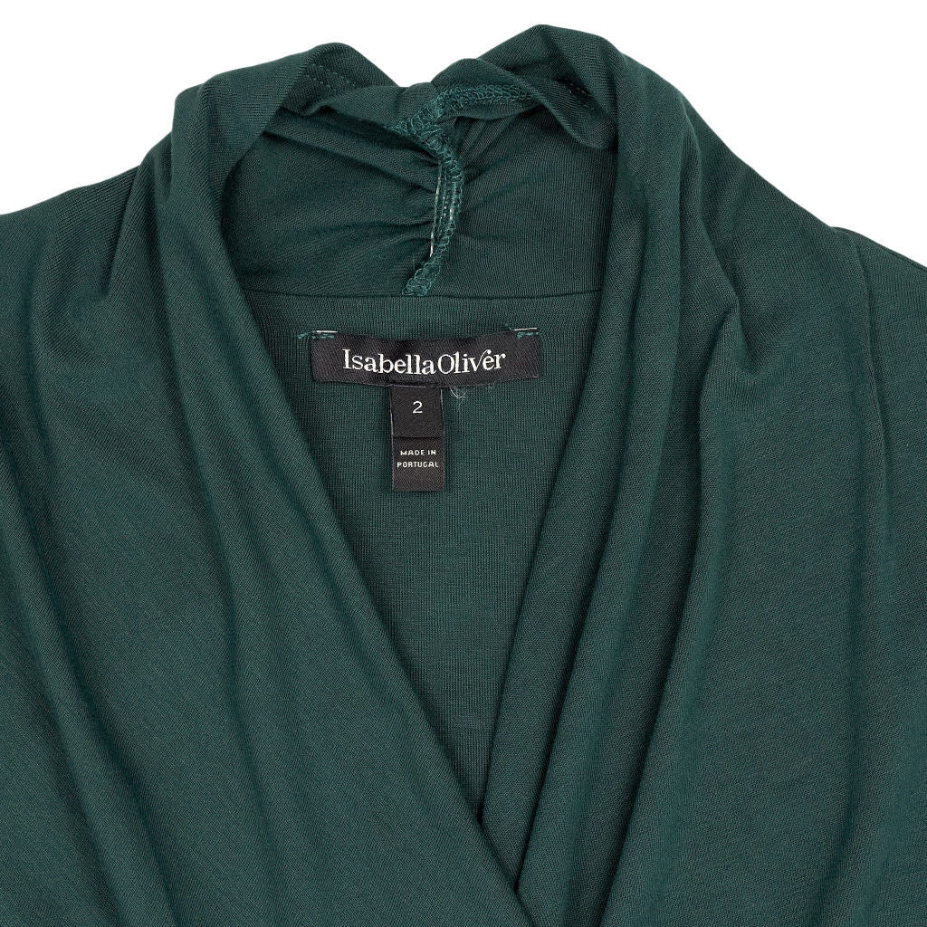 Isabella Oliver Green Wrap Dress