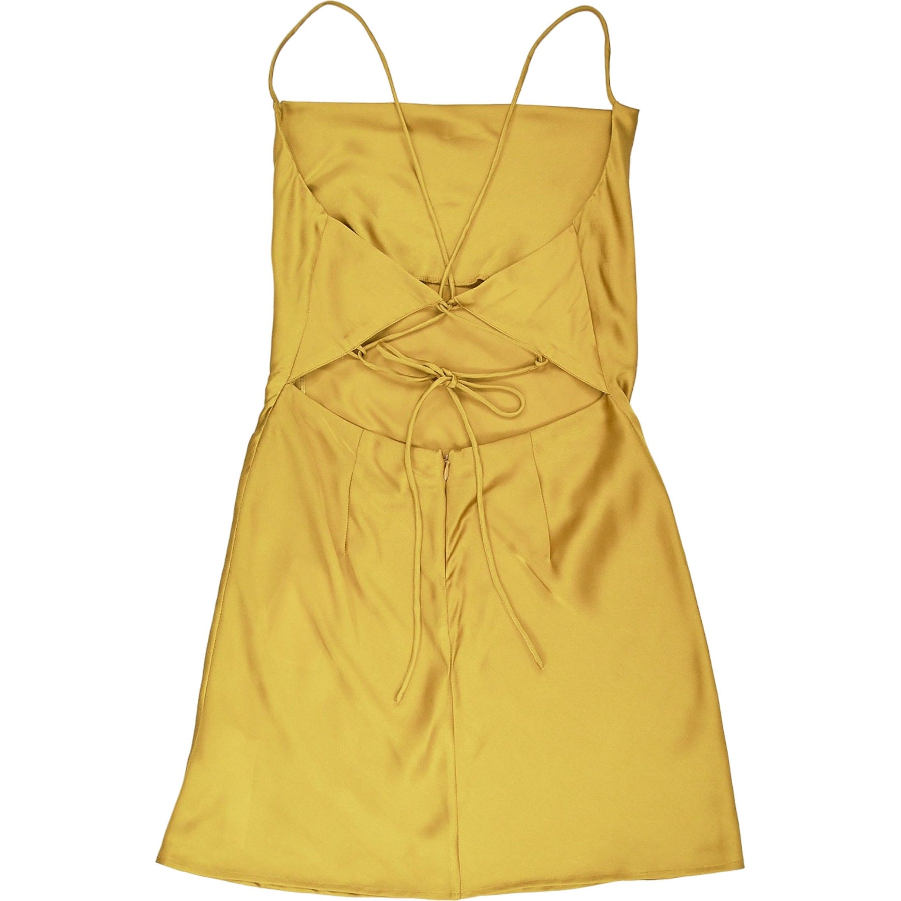 OMNES Gold Recycled Polyester Dress
