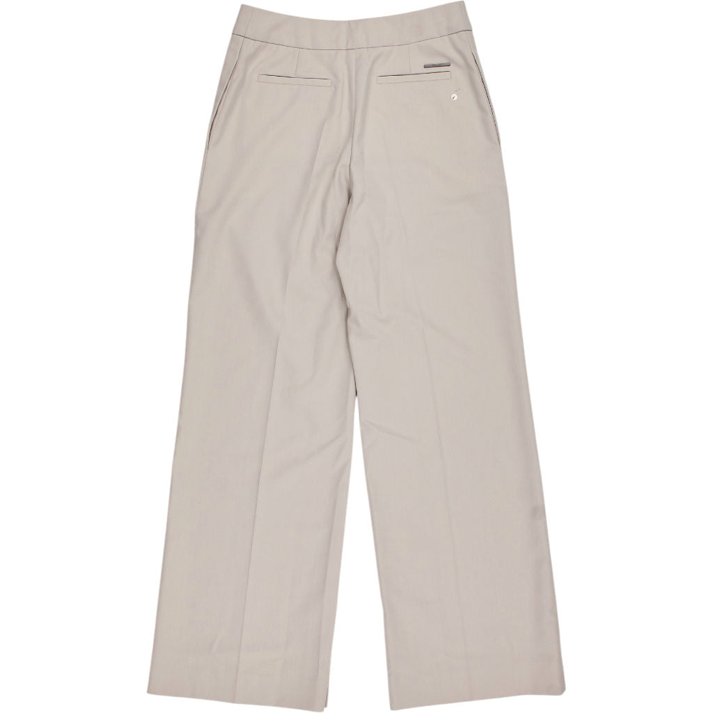 Calvin Klein Sand Pebble Wool Blend Trousers