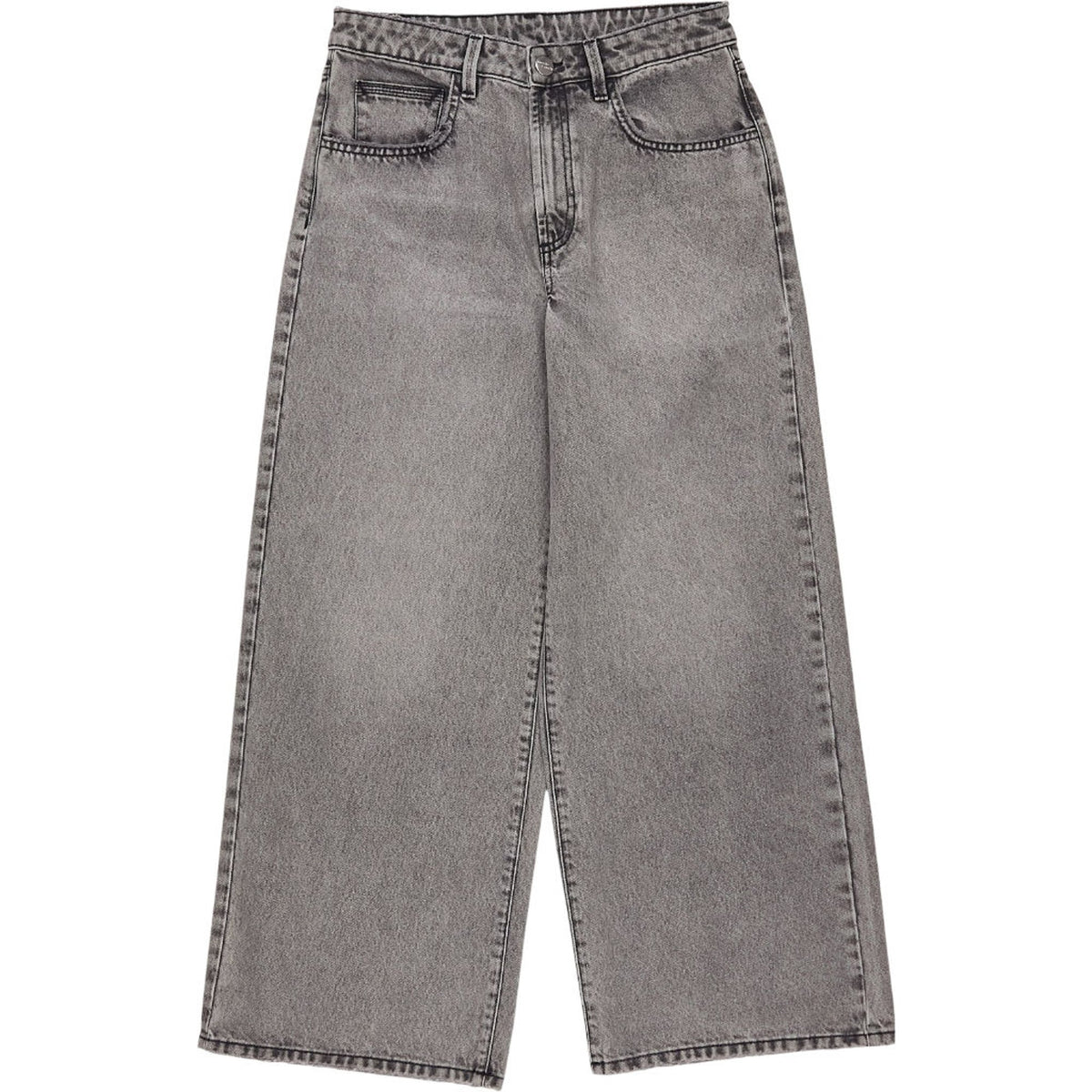 seventy + mochi Grey Wide Leg Jeans