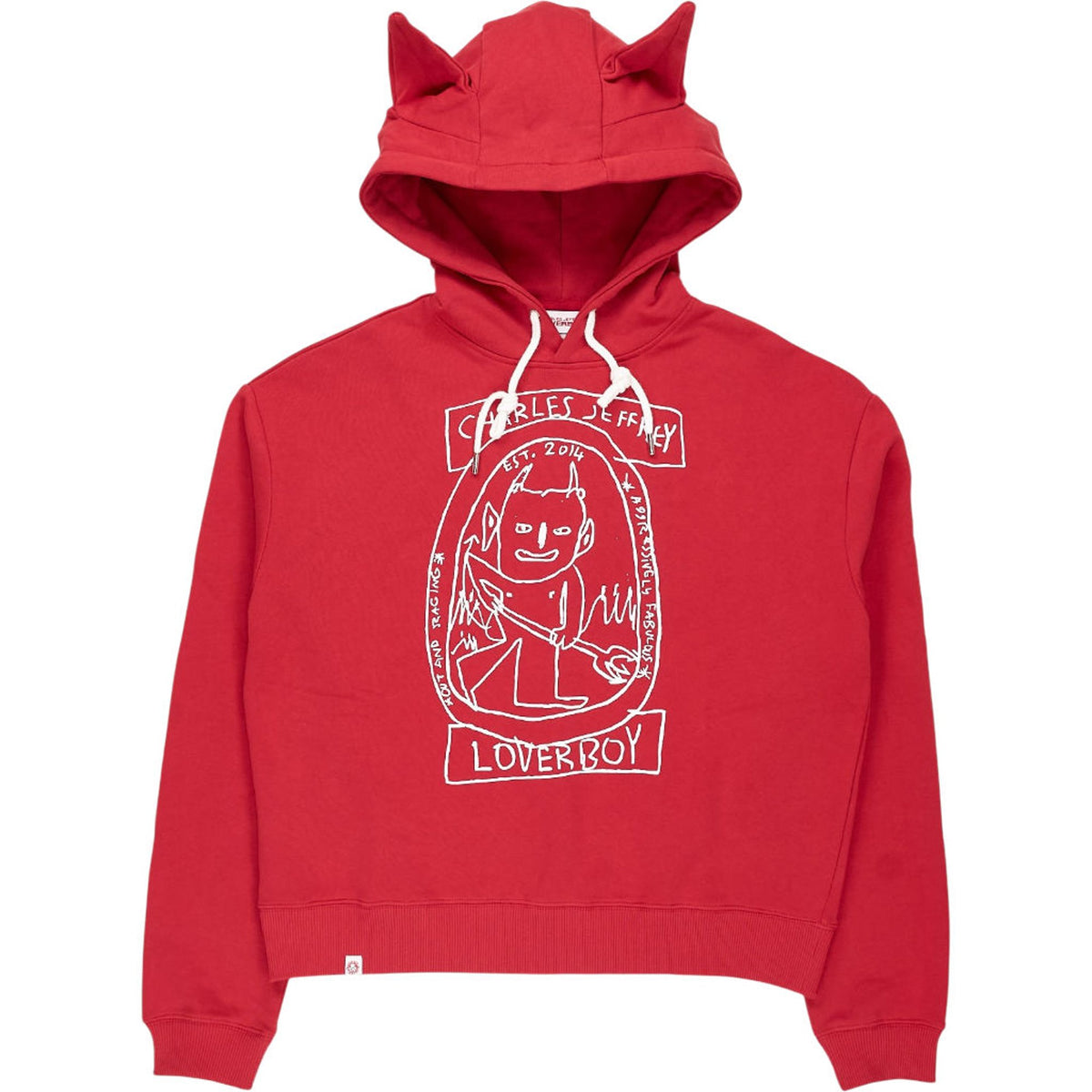 Charles Jeffrey Loverboy Red Lost Boys Hoody
