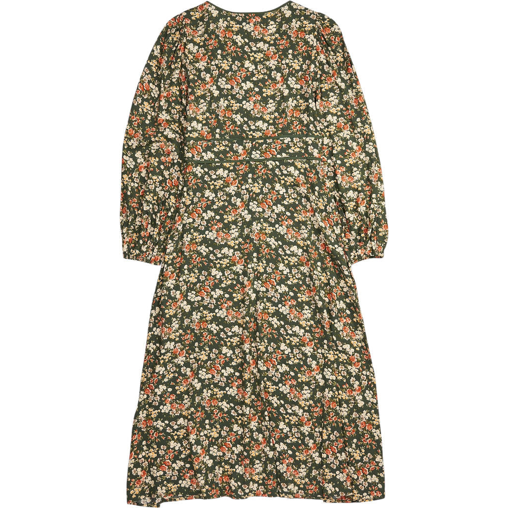 Nobody's Child Green Floral Midi Dress