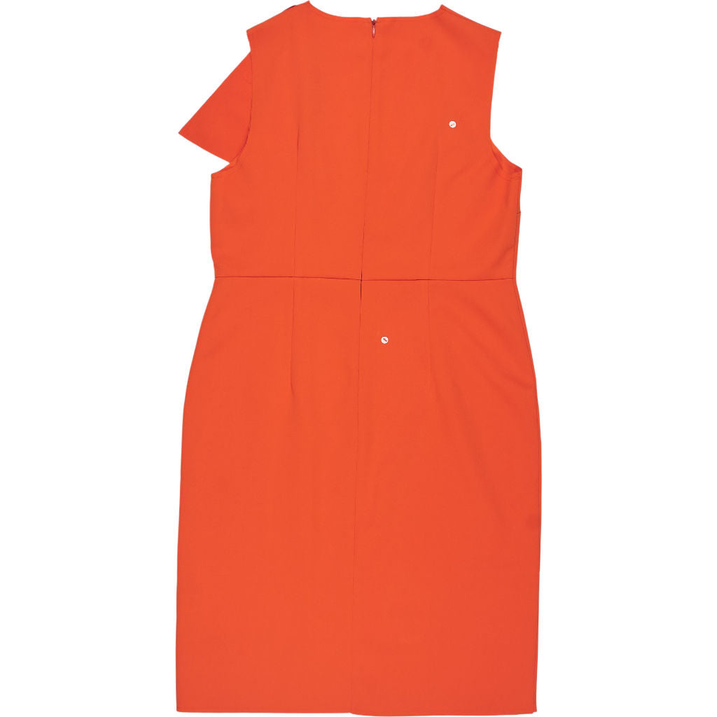 Finery Orange Sleeveless Dress