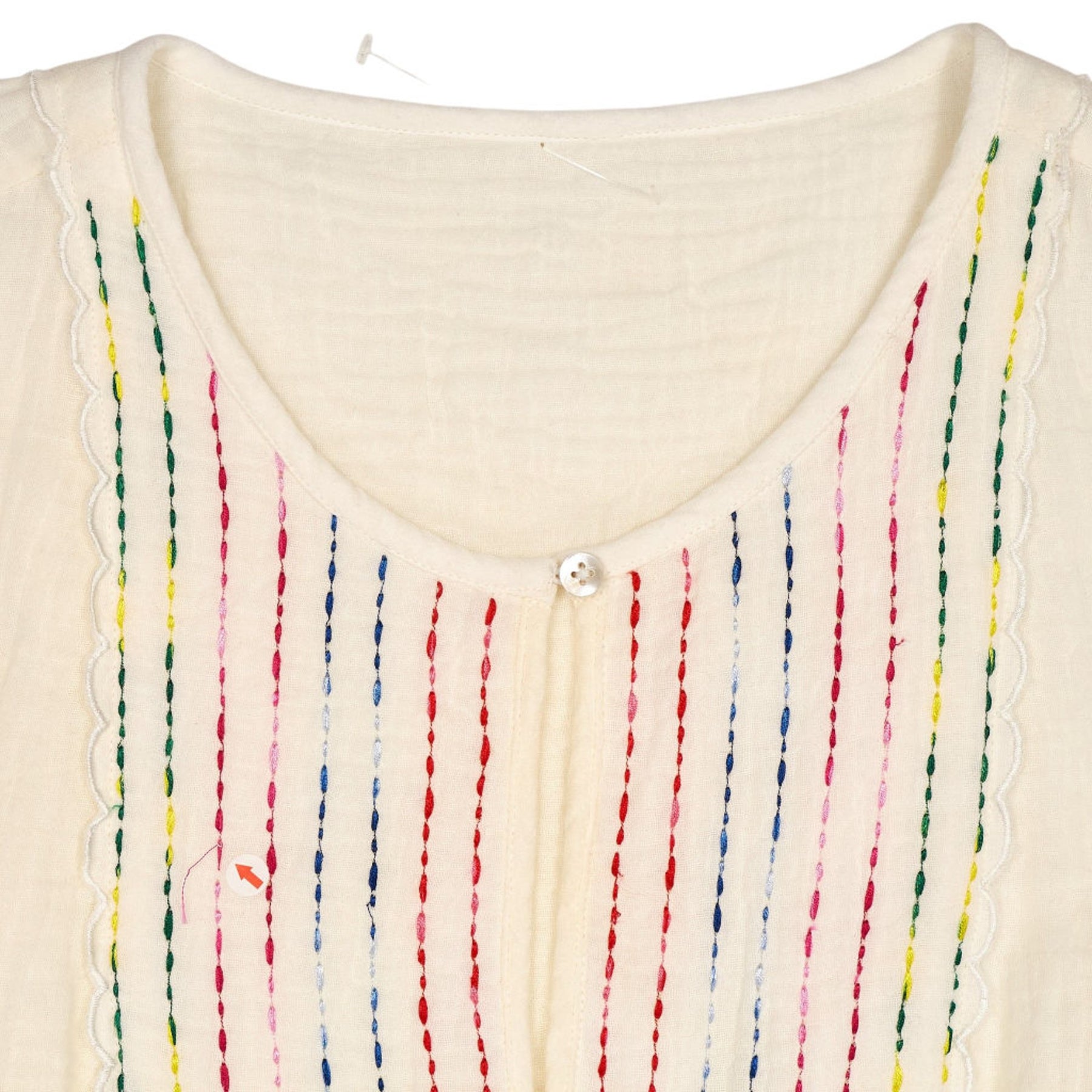 Wyse White Bonnie Dress Cotton Midi