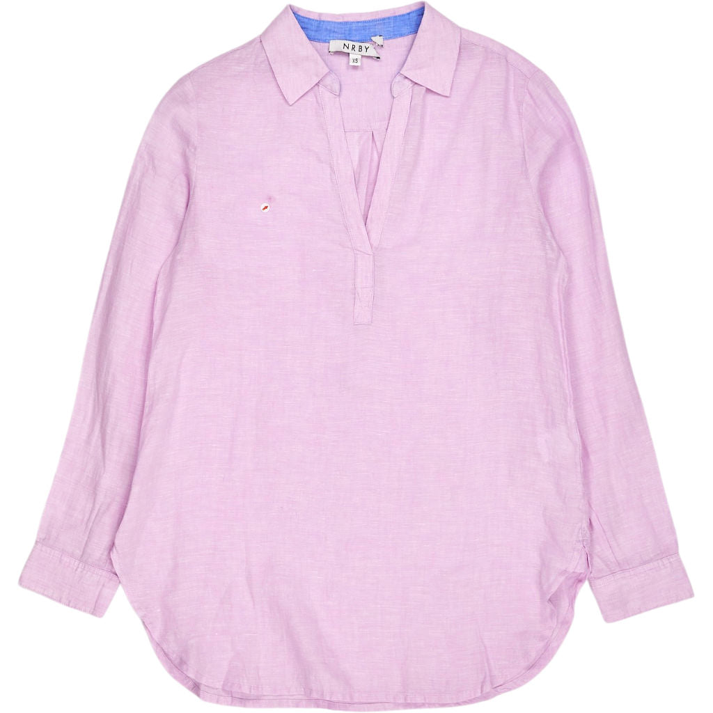 NRBY Pink Linen Shirt