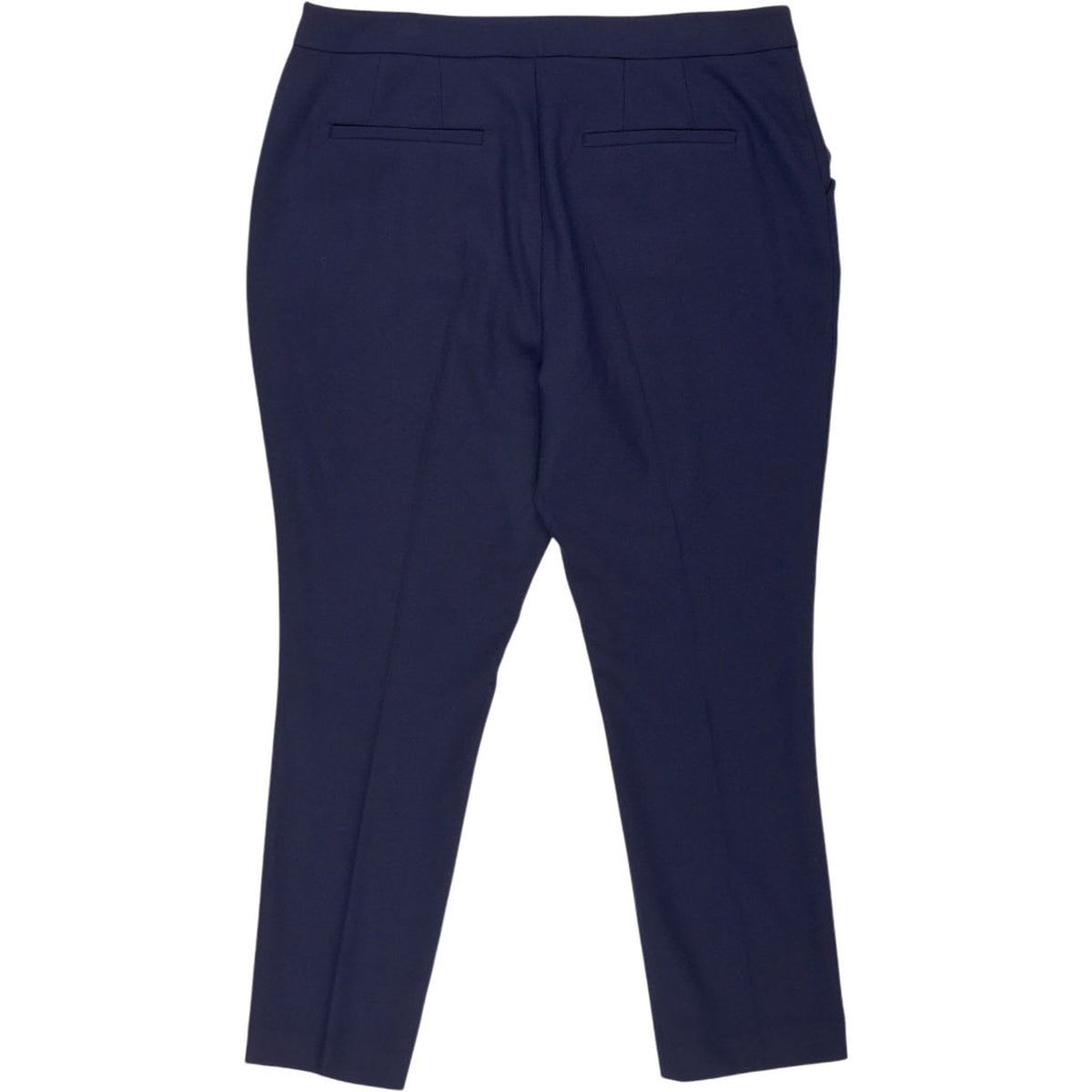 WYSE Navy Sandrine Scallop Edge Trousers