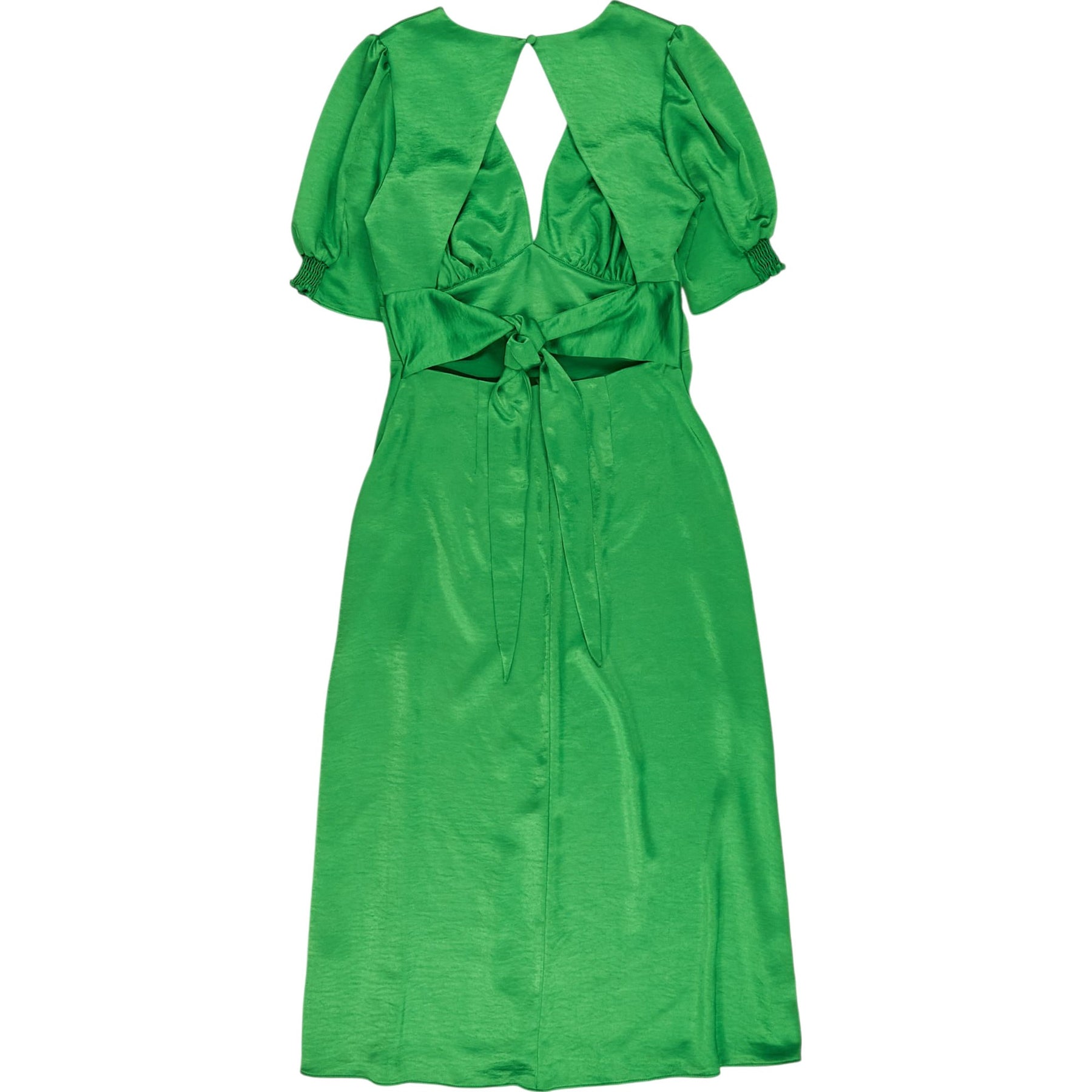 OMNES Green Midi Dress