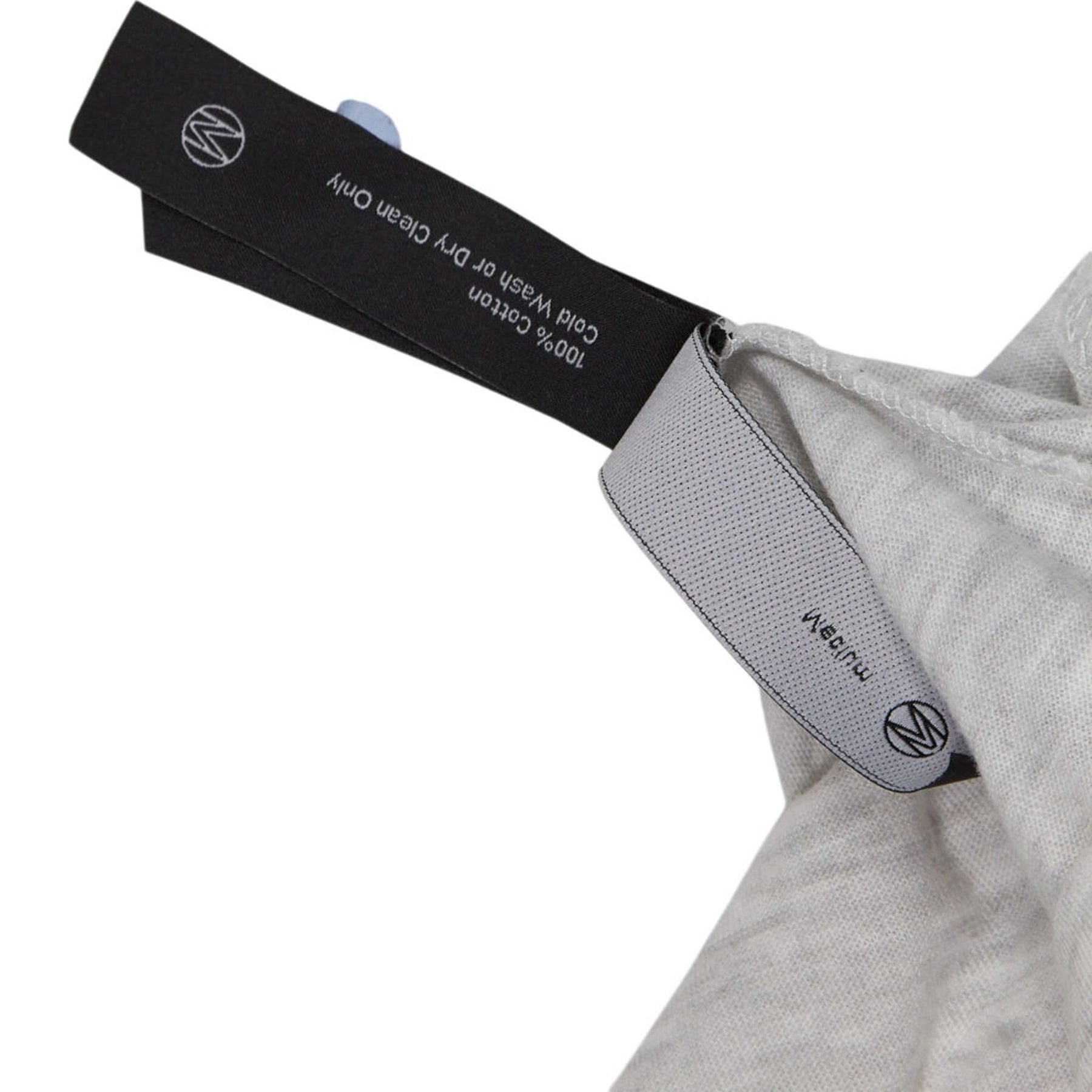Mother of Pearl Grey Bird Pattern T-Shirt