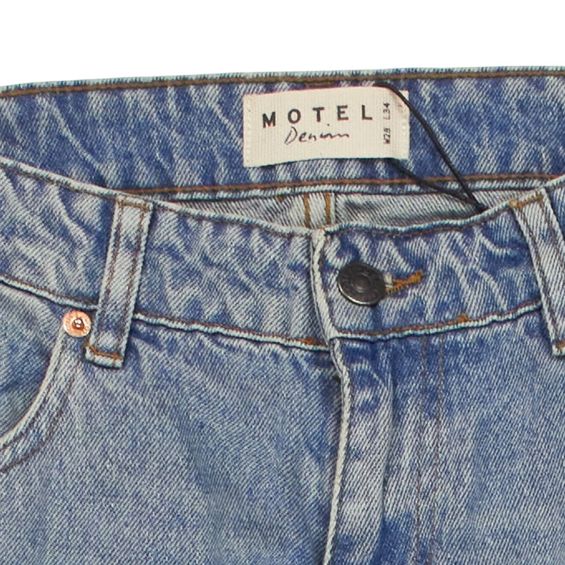 Motel Blue Low Rise Roomy Jeans