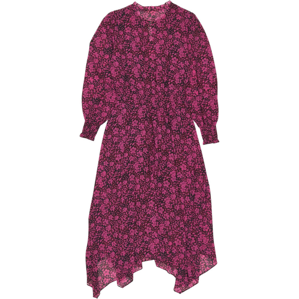 Hush Pink Floral Midi Dress