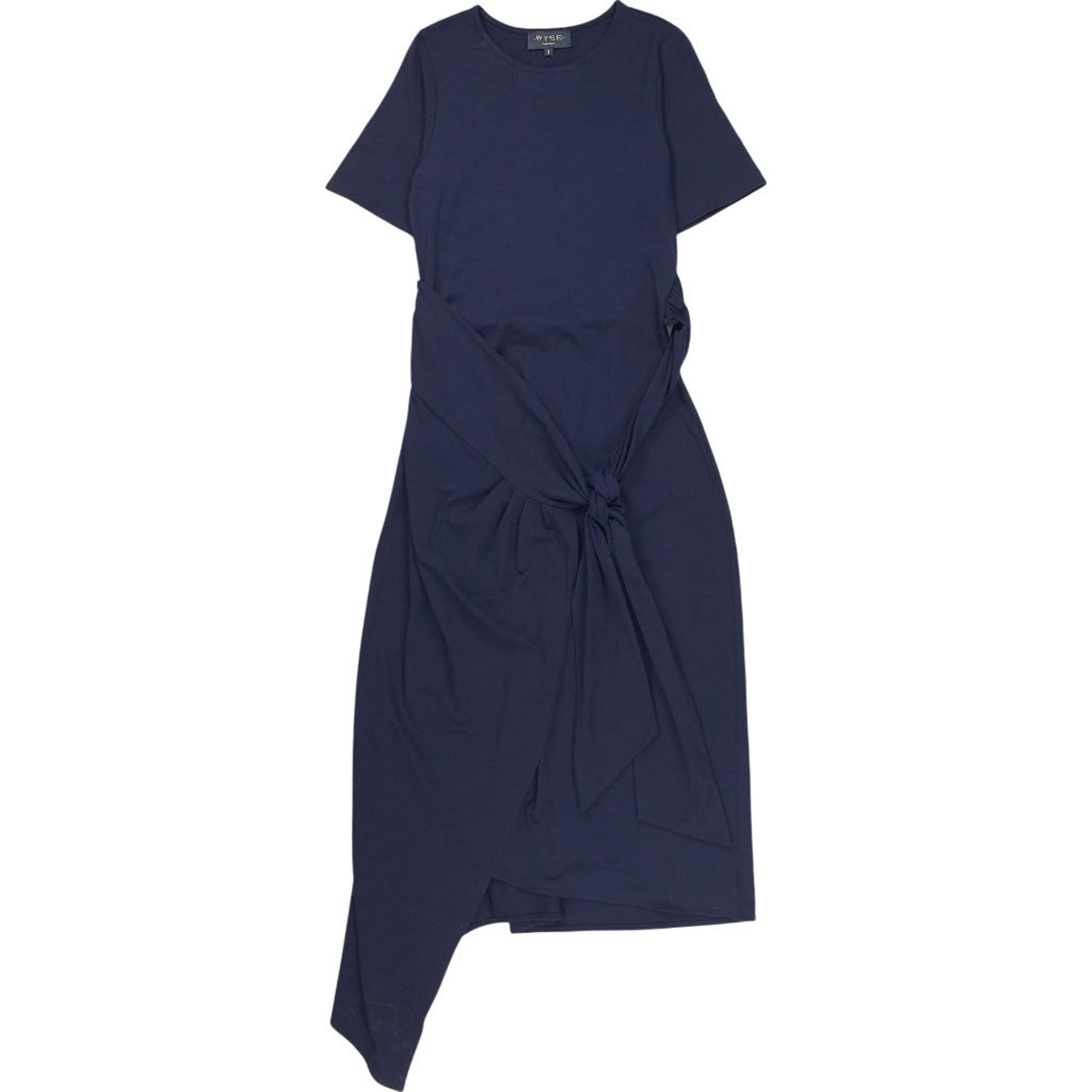 Wyse Navy Asymmetric Dress