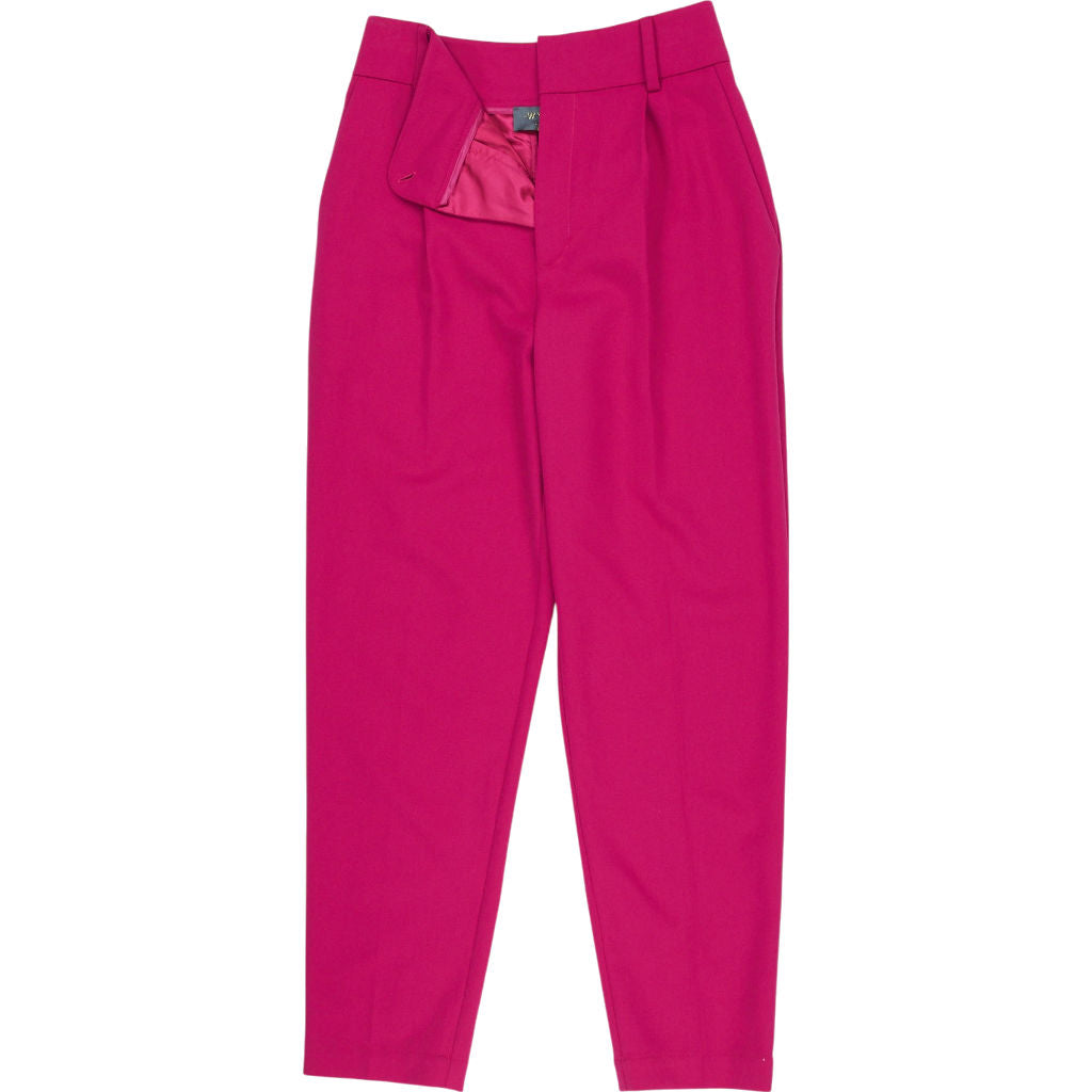 Wyse Pink Pleated Trousers