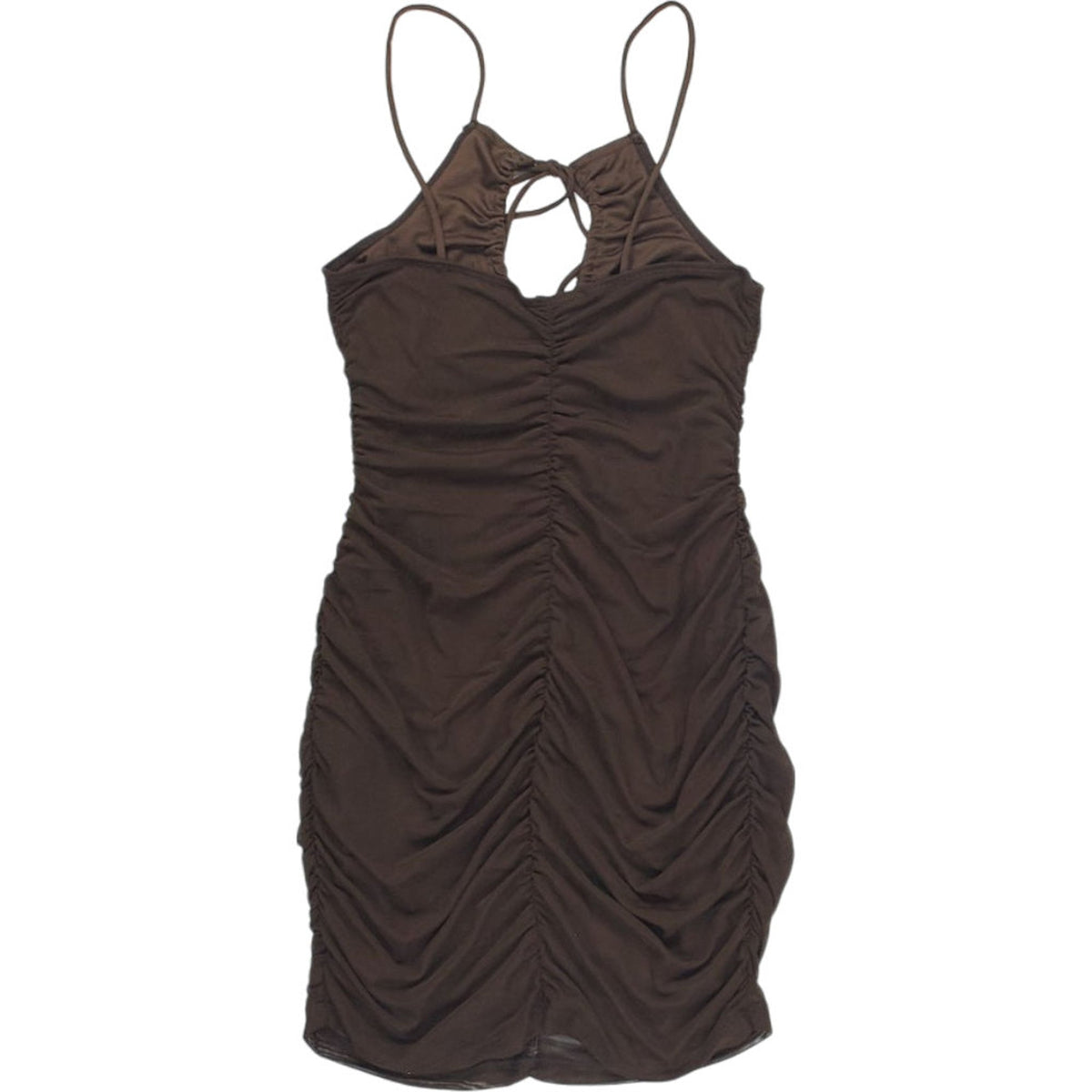 Motel Chocolate Mesh Dress