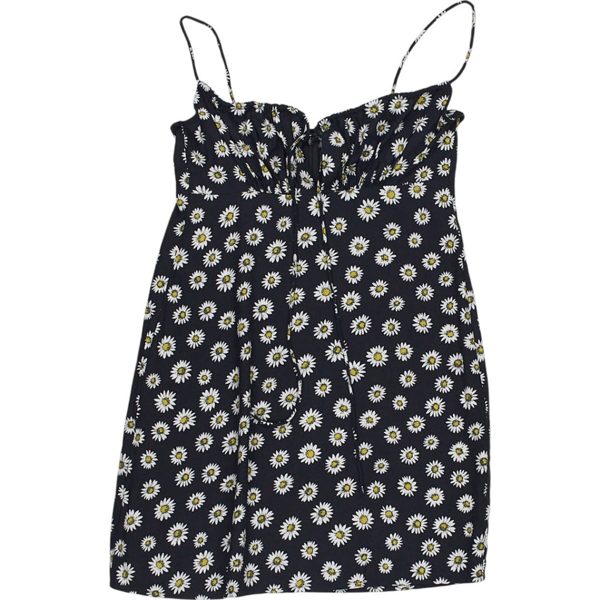 Motel Black Daisy Print Mala Dress