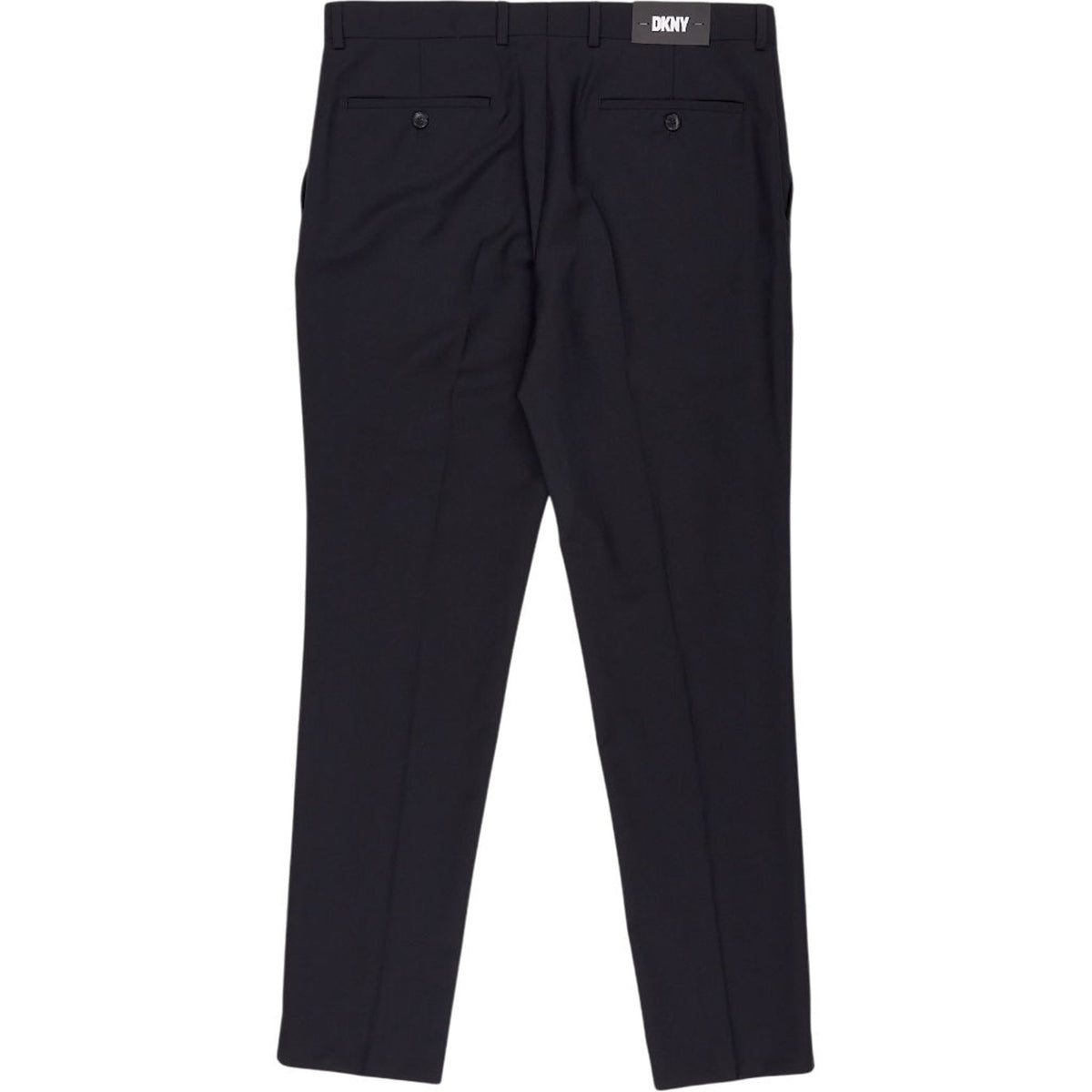 DKNY Black Wool Blend Trousers