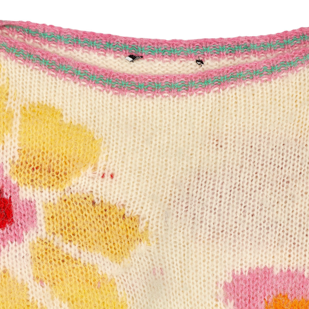 NRBY Floral Stripe Wool Blend Jumper