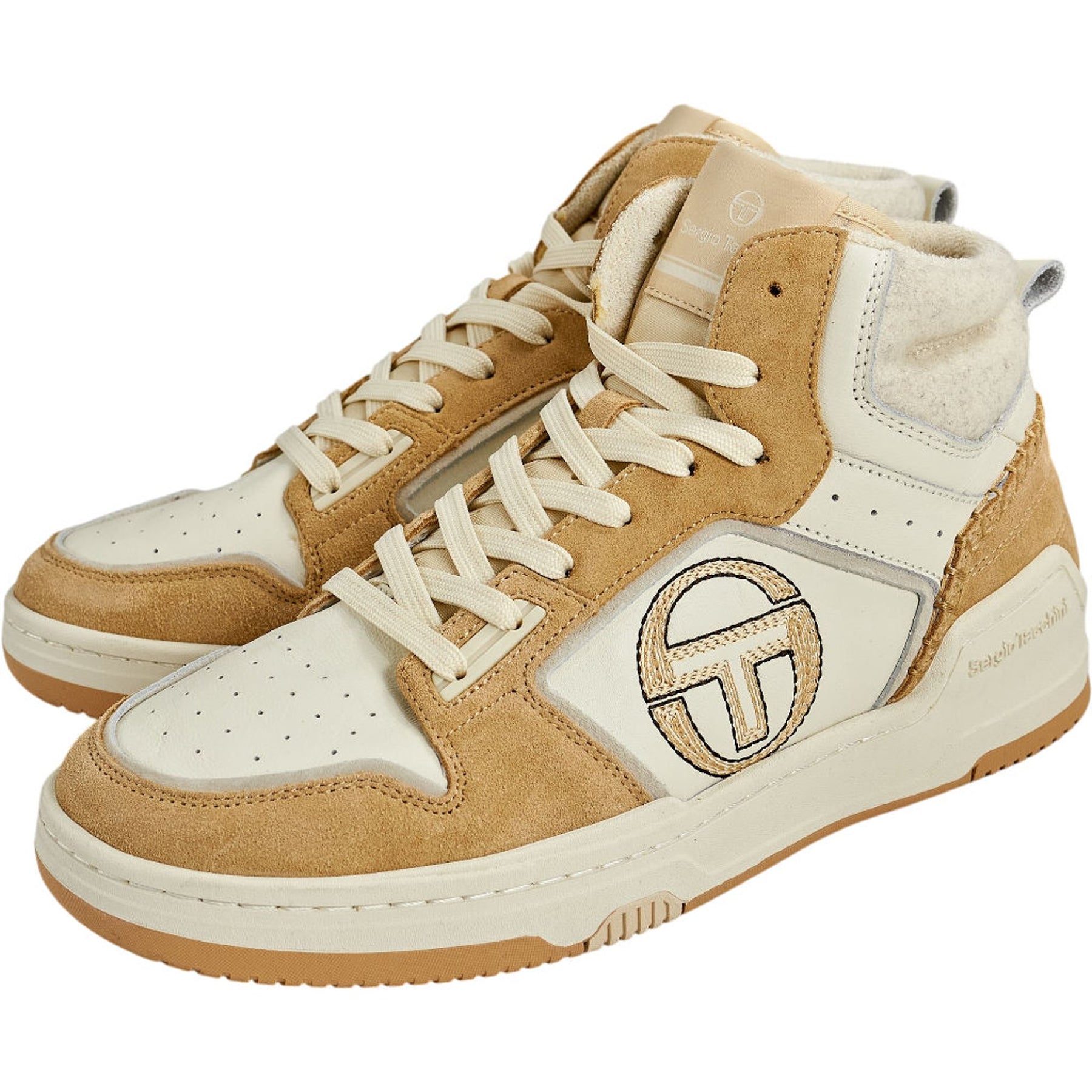 Sergio Tacchini Beige High Top Trainers
