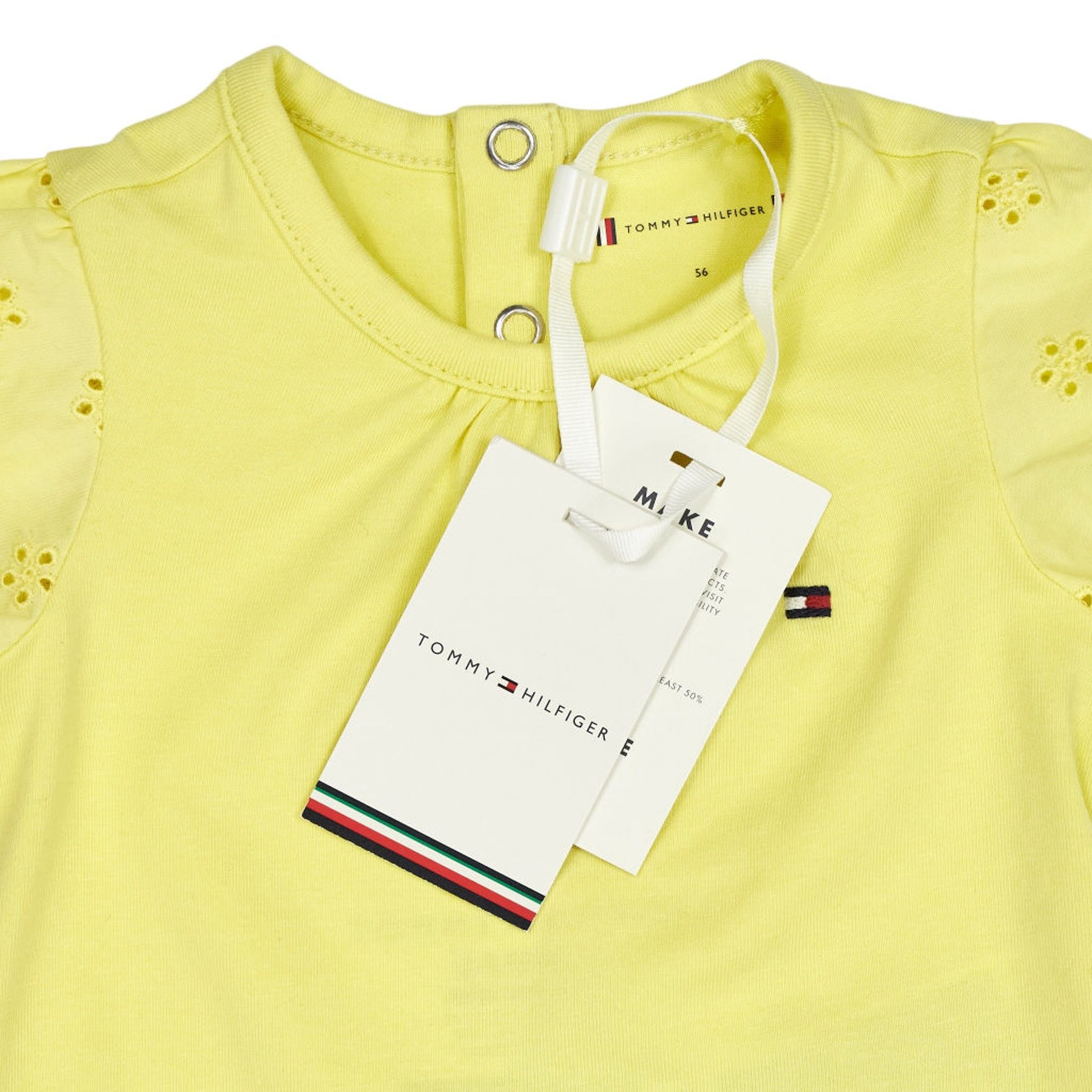 Tommy Hilfiger Yellow Baby Broderie Tee