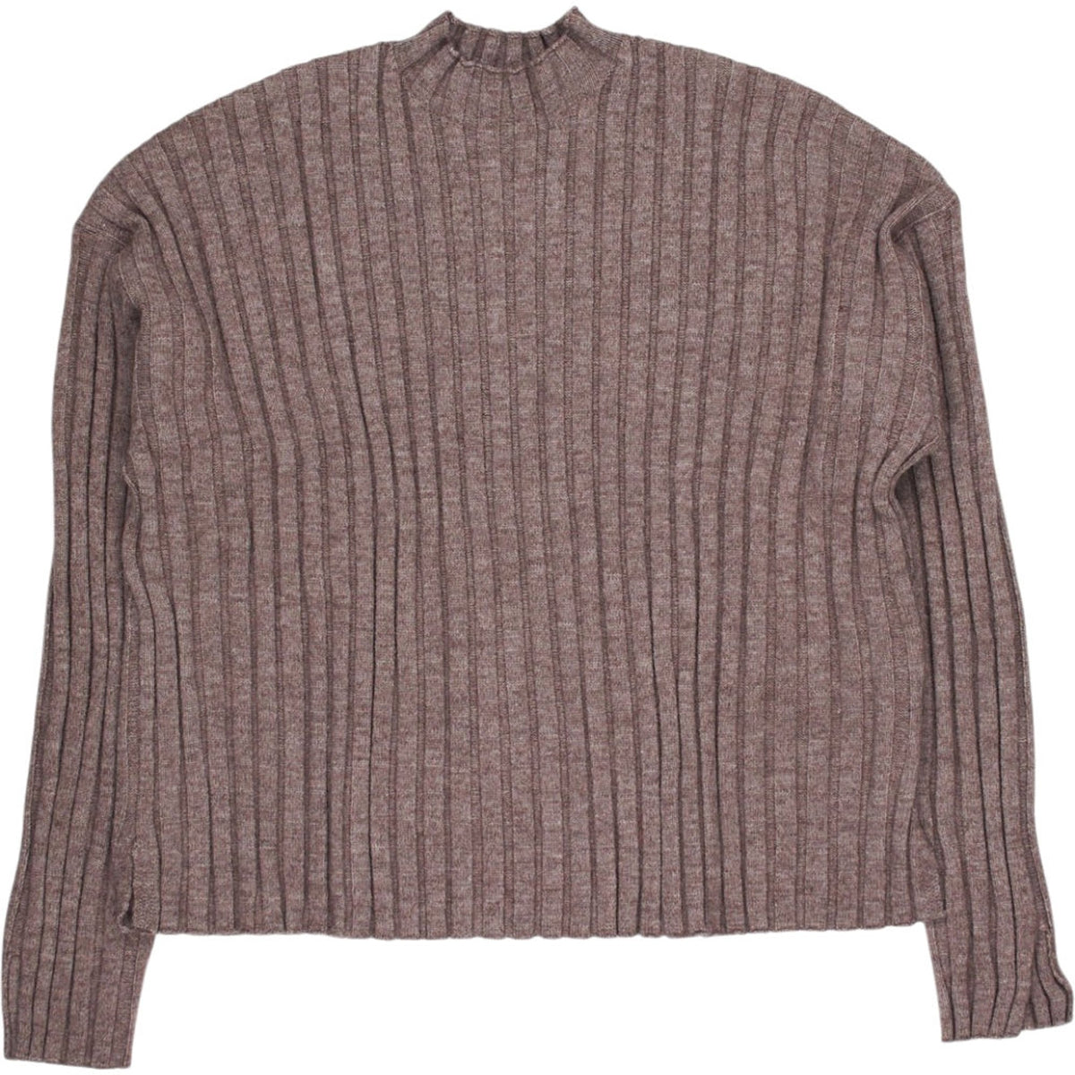 Motel Taupe Juda Jumper Chunky Rib Knit