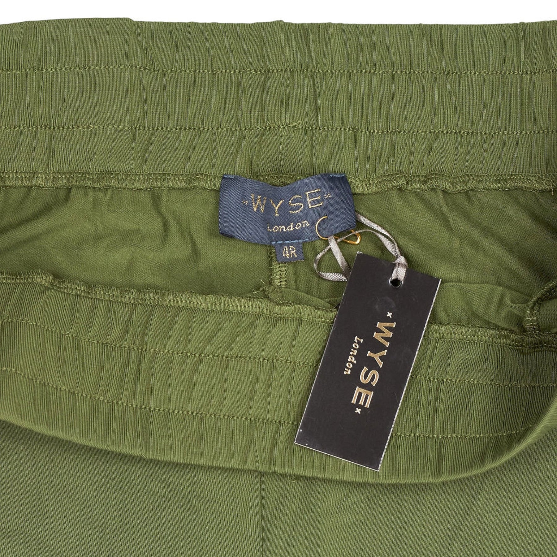 Wyse Sage Green Delphine Cropped Trousers