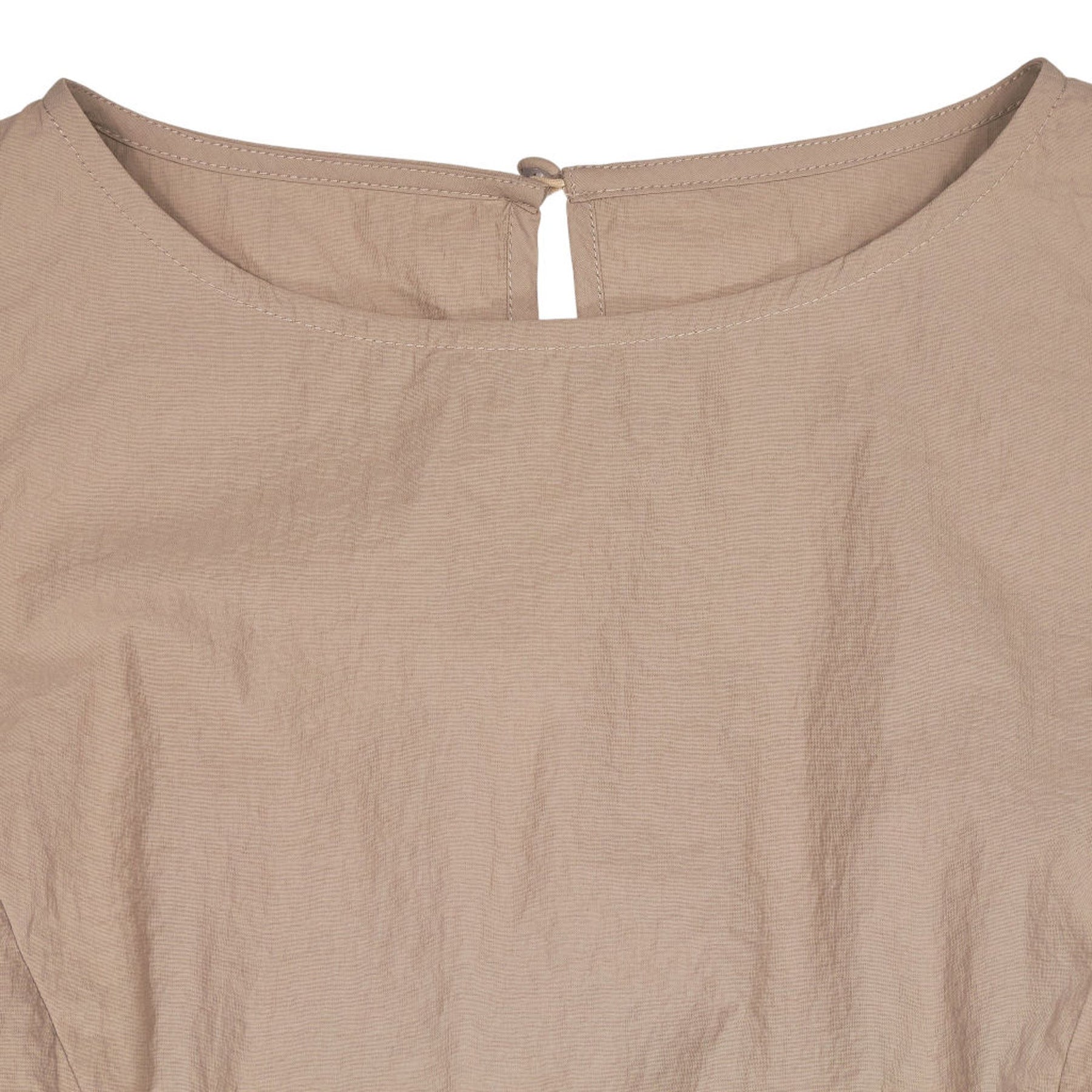 Vivere Beige Sleeveless Midi Dress