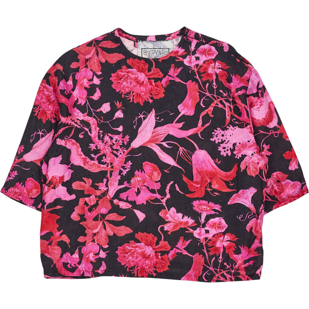 By Walid Pink Floral Top