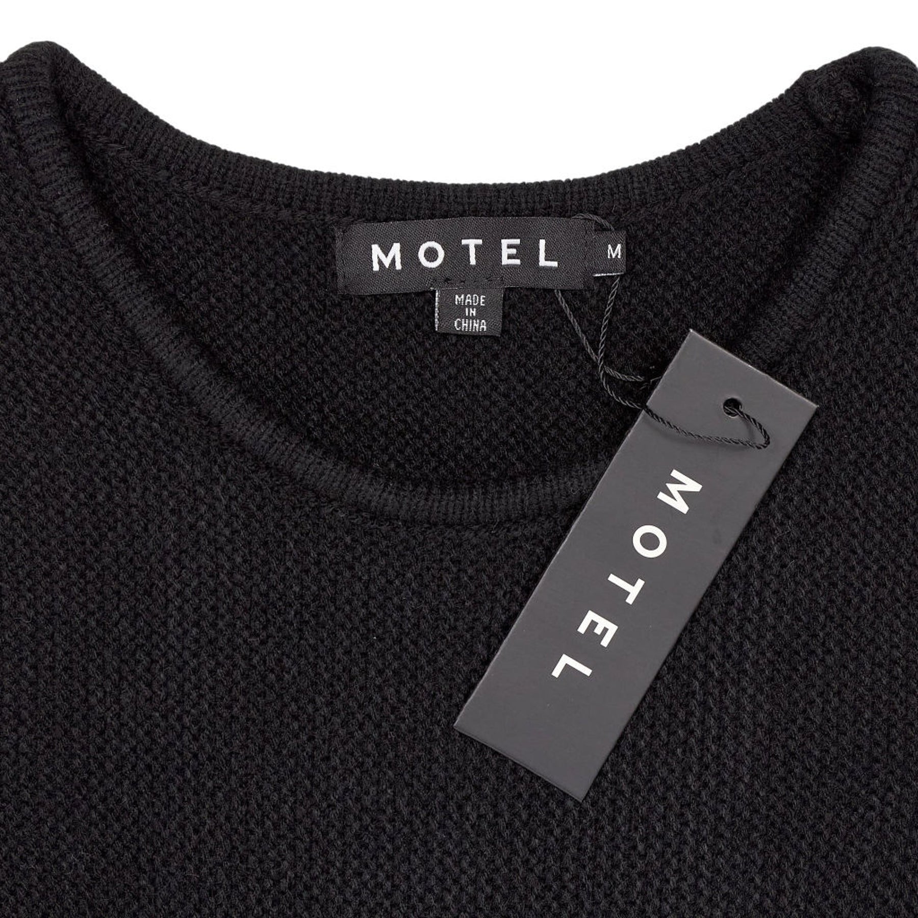 Motel Black Phindi Tank Top