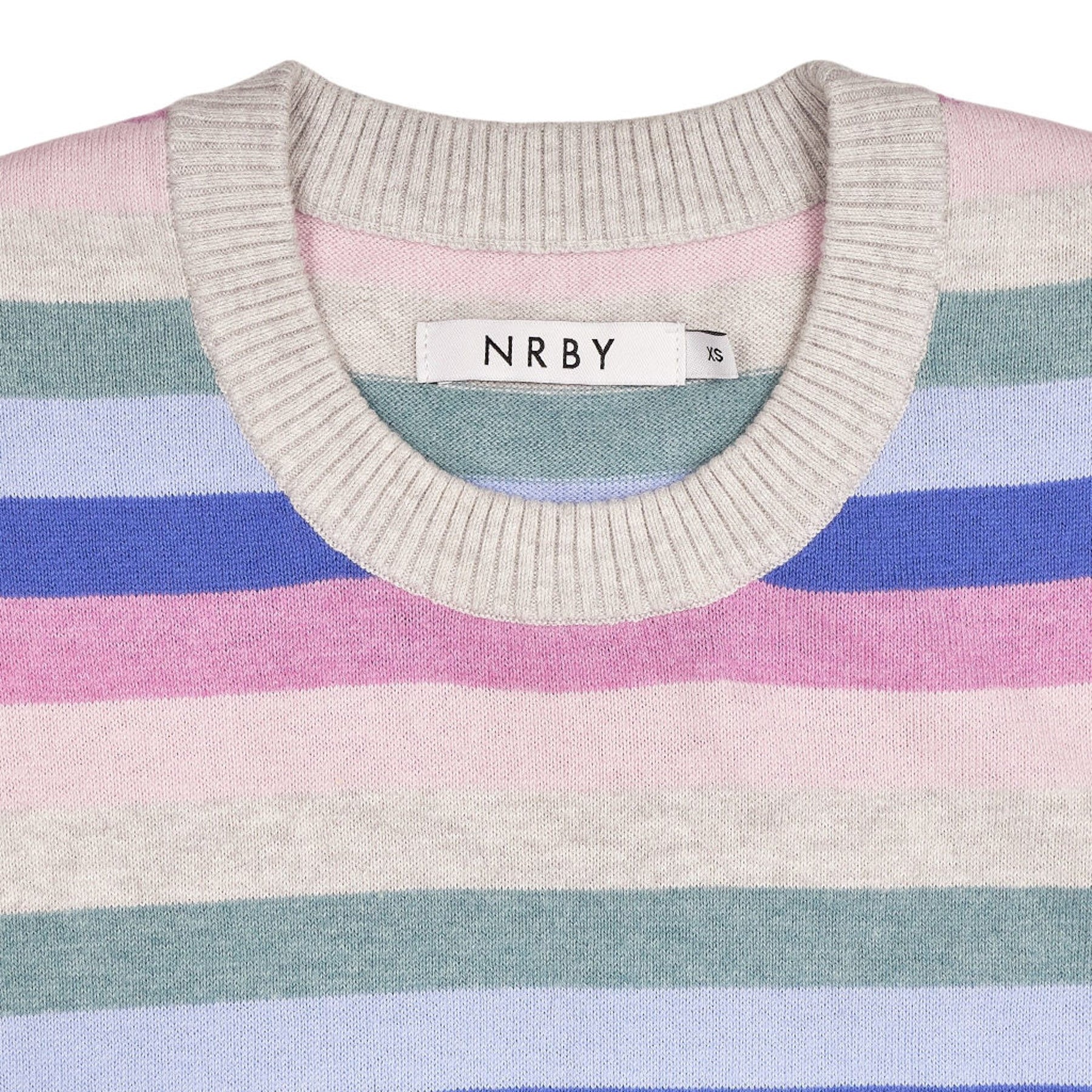 NRBY Multicolour Striped Knit Vest