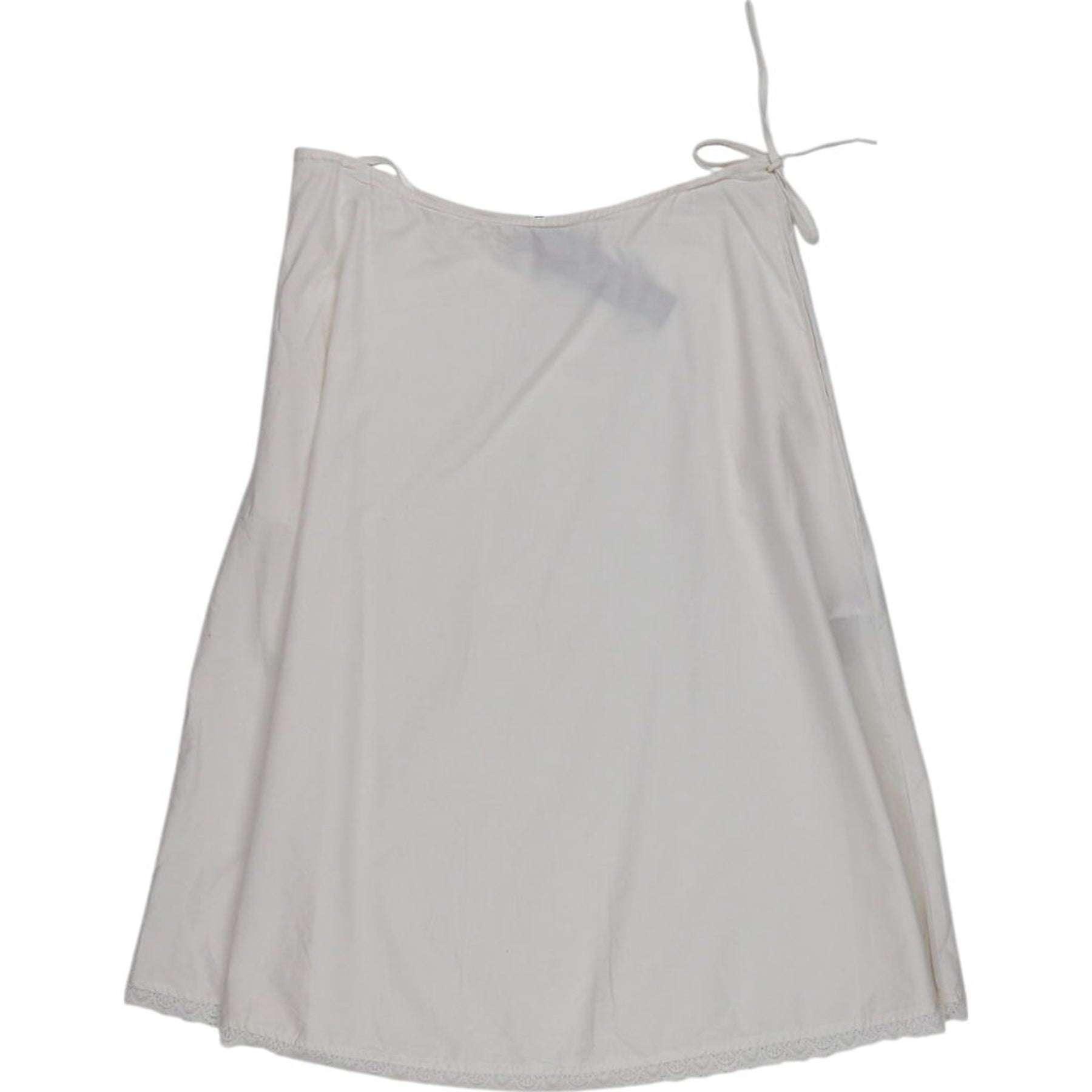 Motel White Taka Midi Skirt Poplin