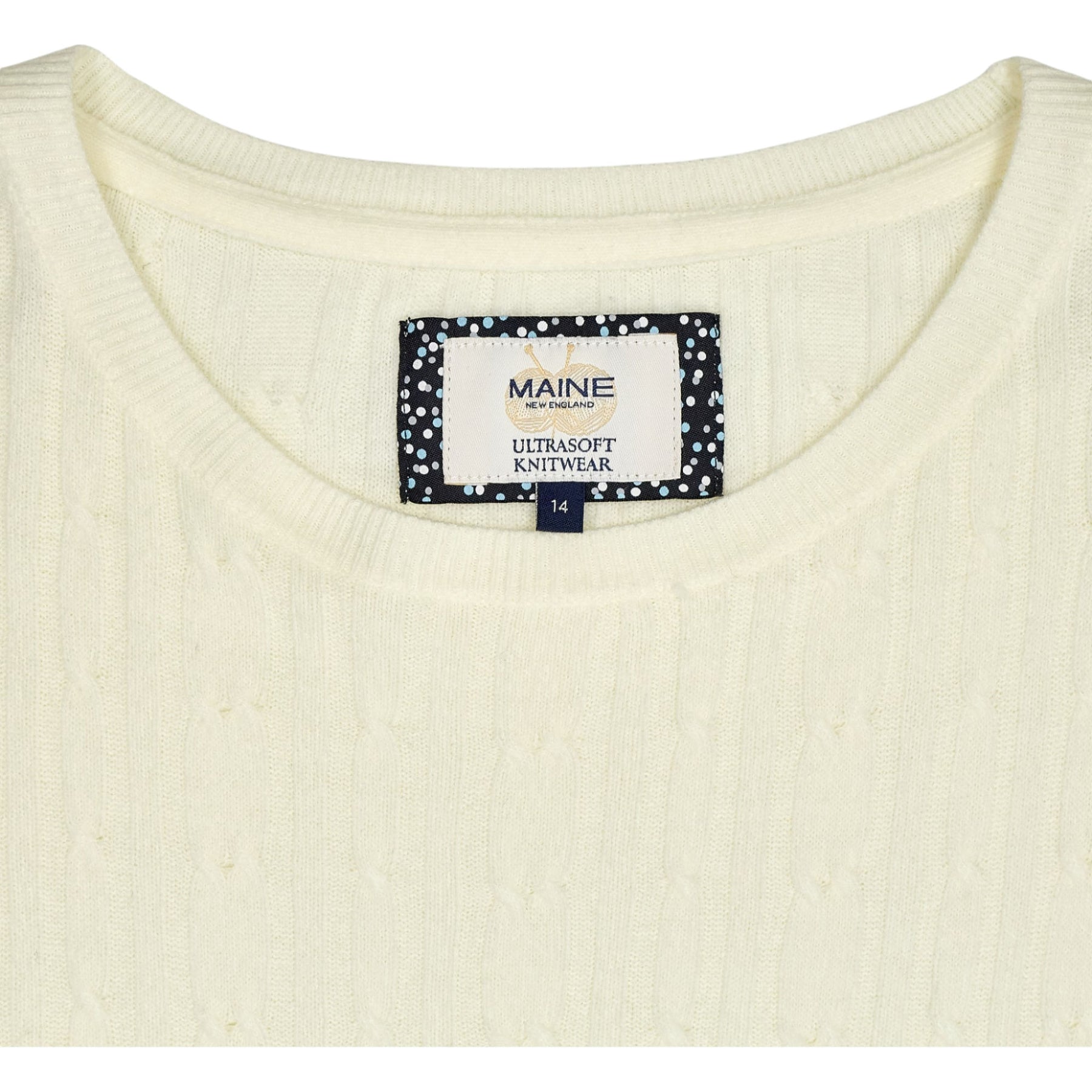 Maine New England Cream Ultrasoft Knitwear Jumper