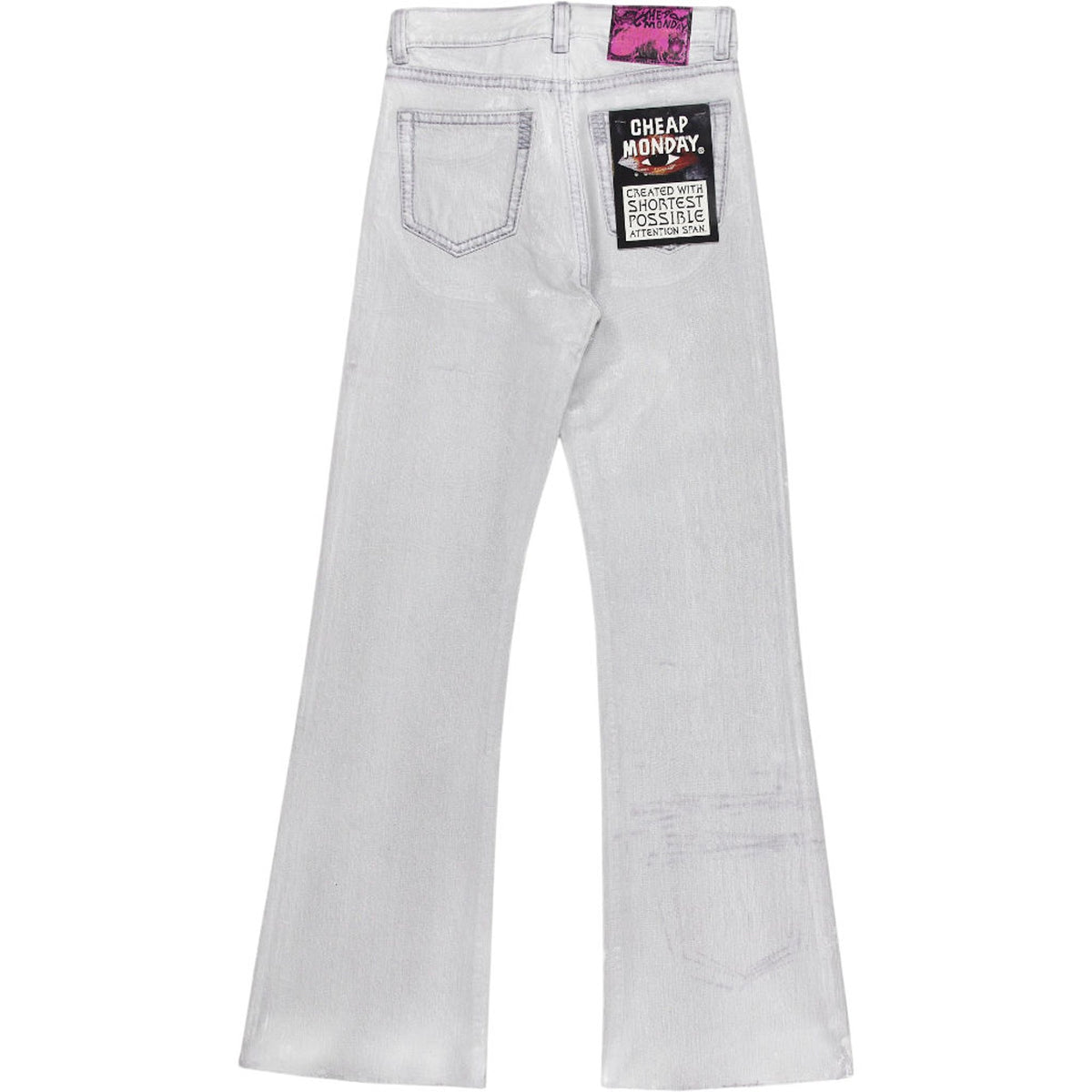 Cheap Monday White Embellished Jeans