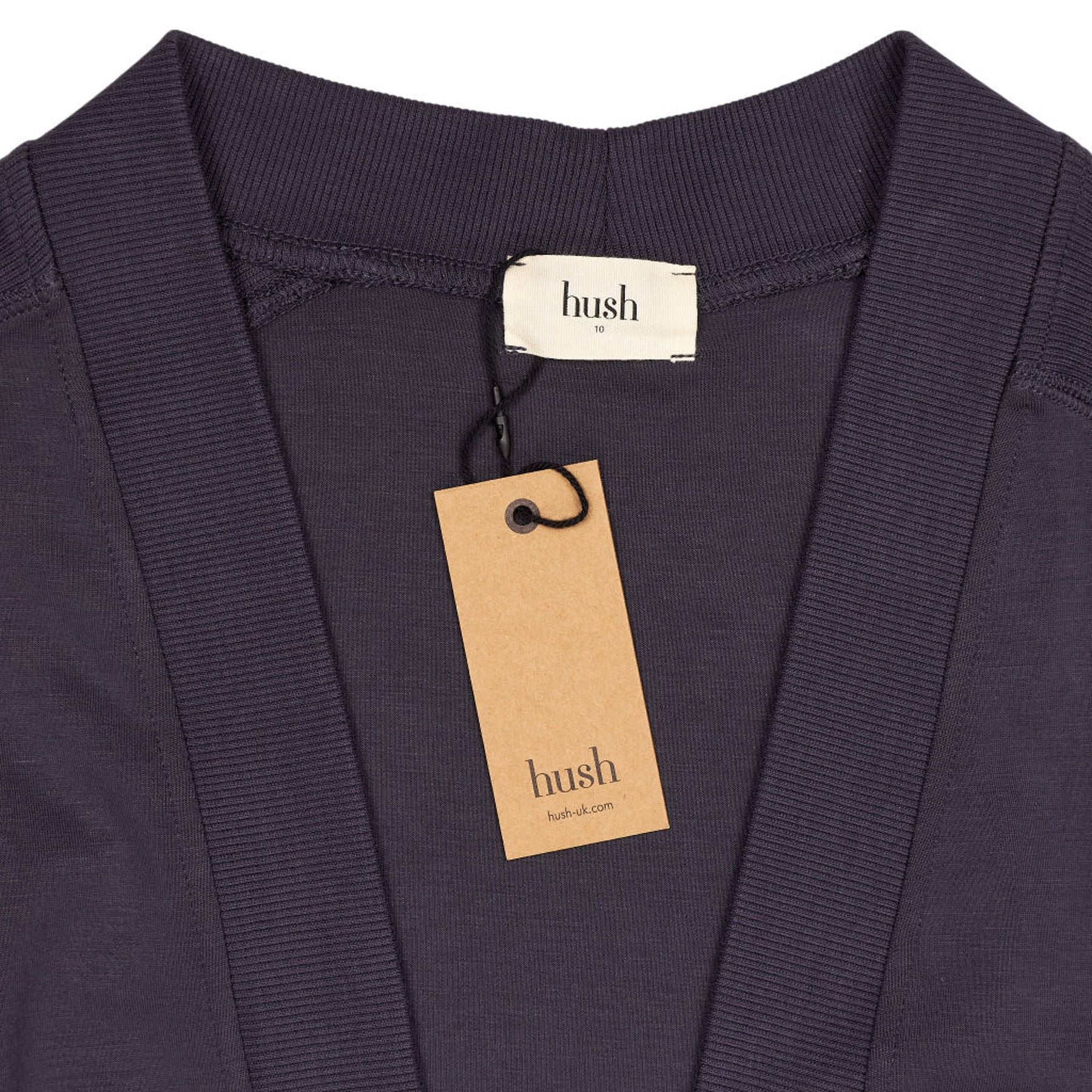 Hush Washed Black Jersey Jacket