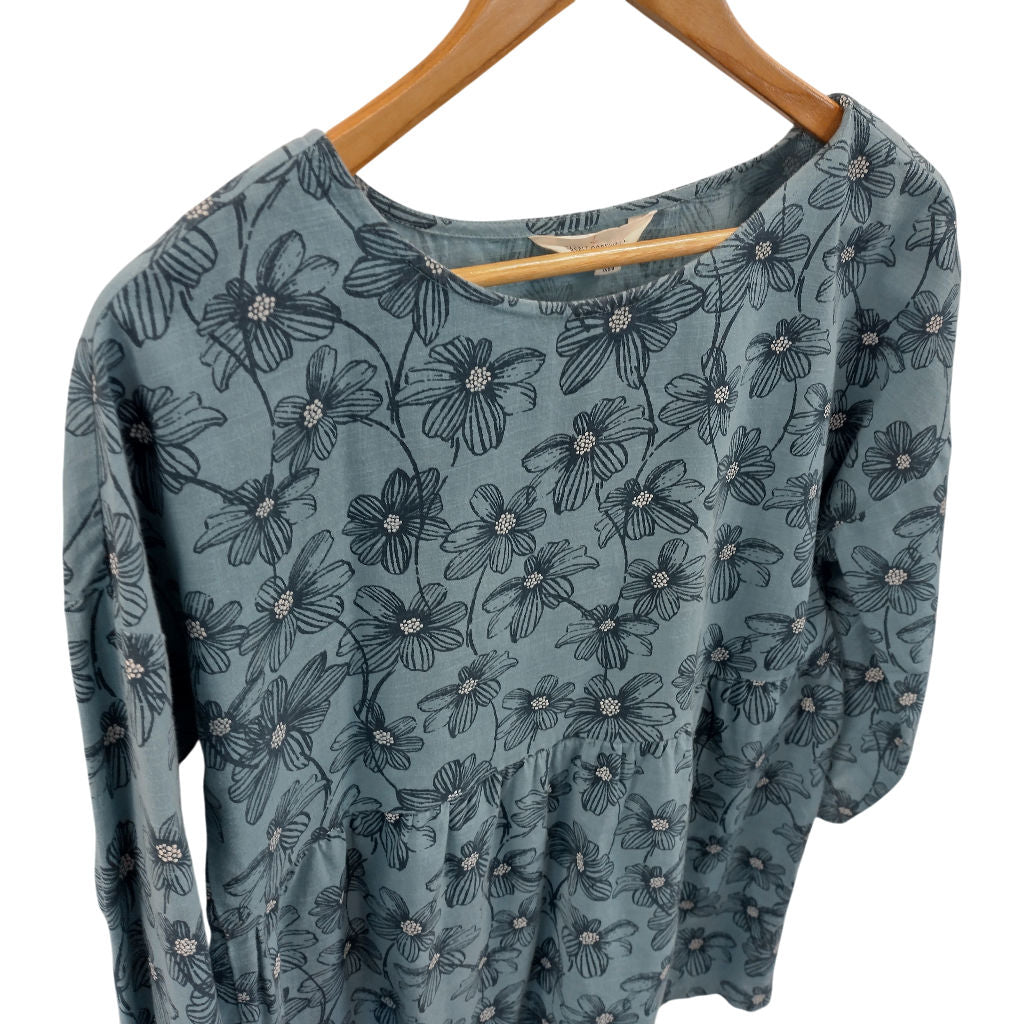 Seasalt Cornwall Blue Floral Dock Point Top