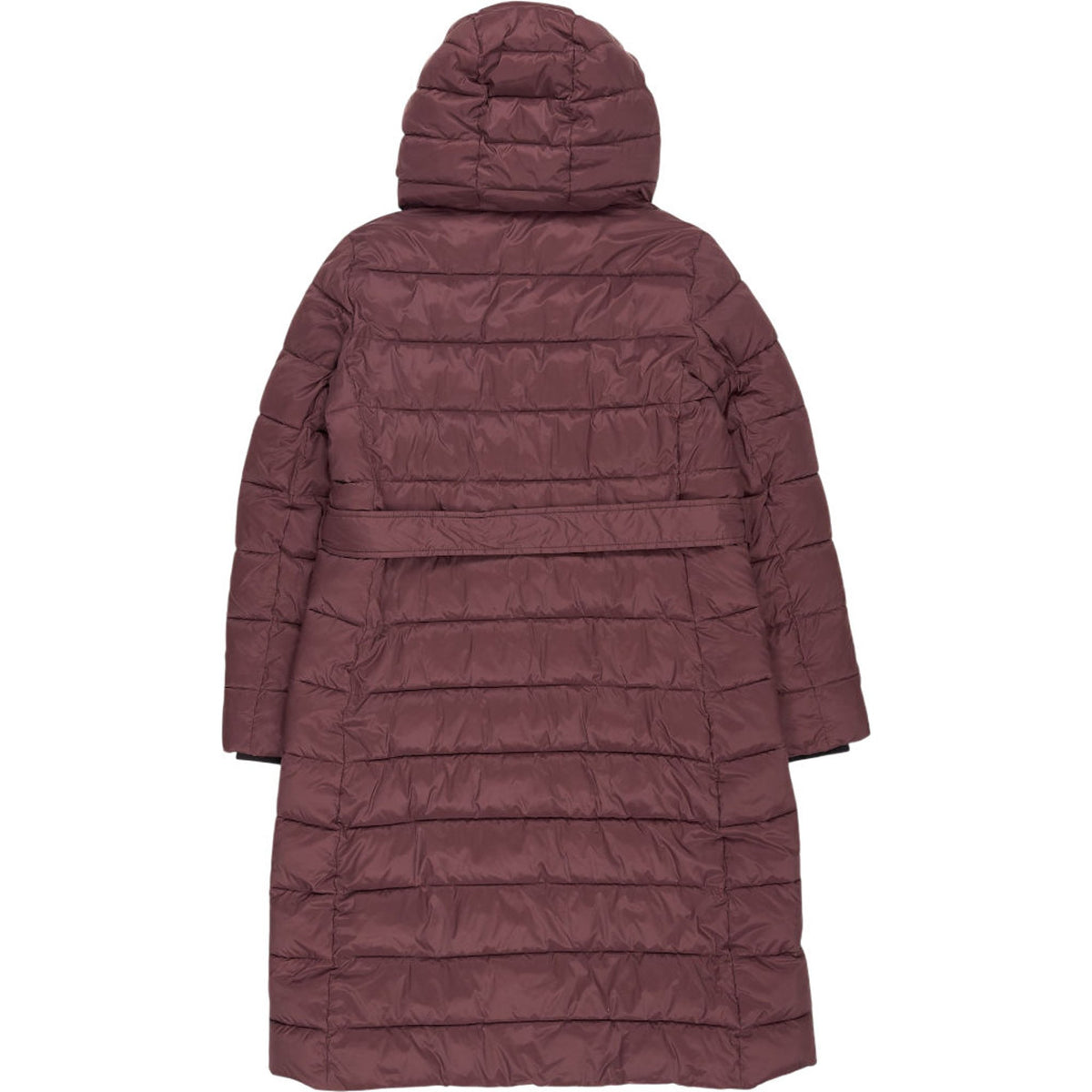 Vince Camuto Burgundy Heavyweight Hooded Coat
