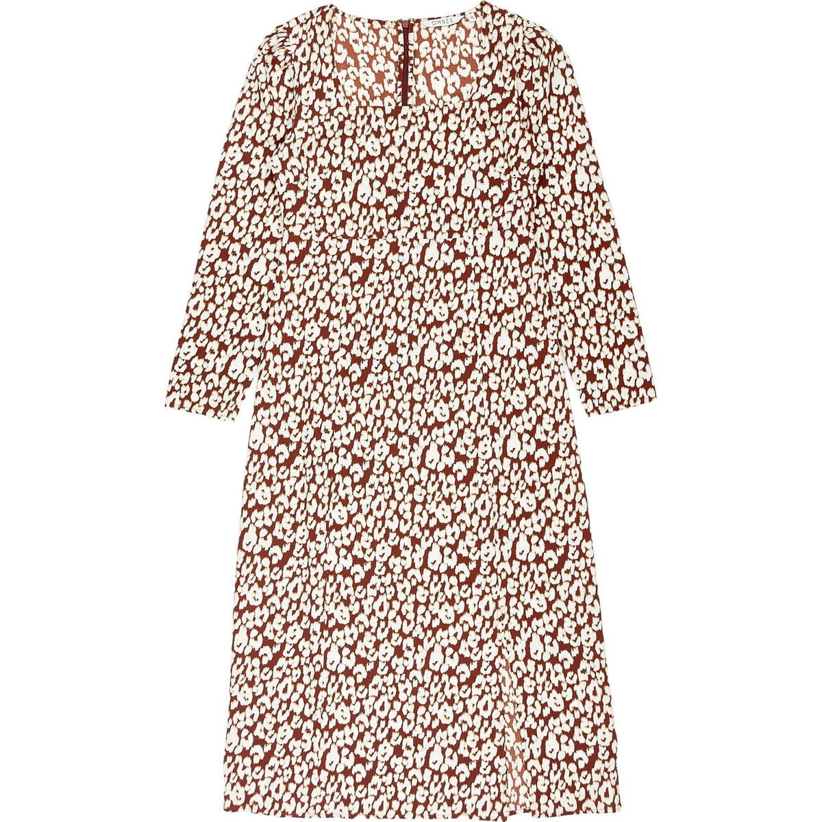 OMNES Brown Patterned Dress