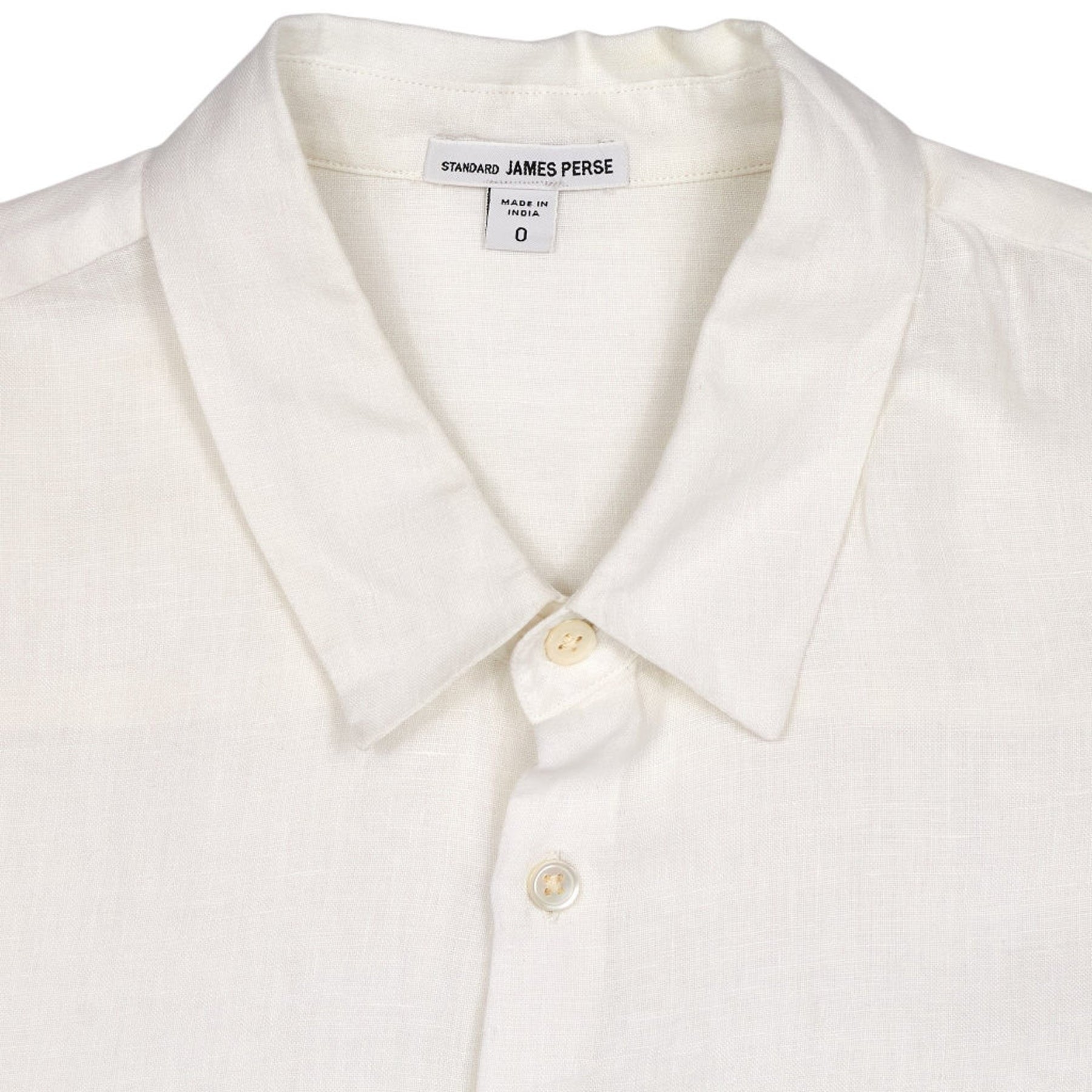 James Perse White Linen Shirt