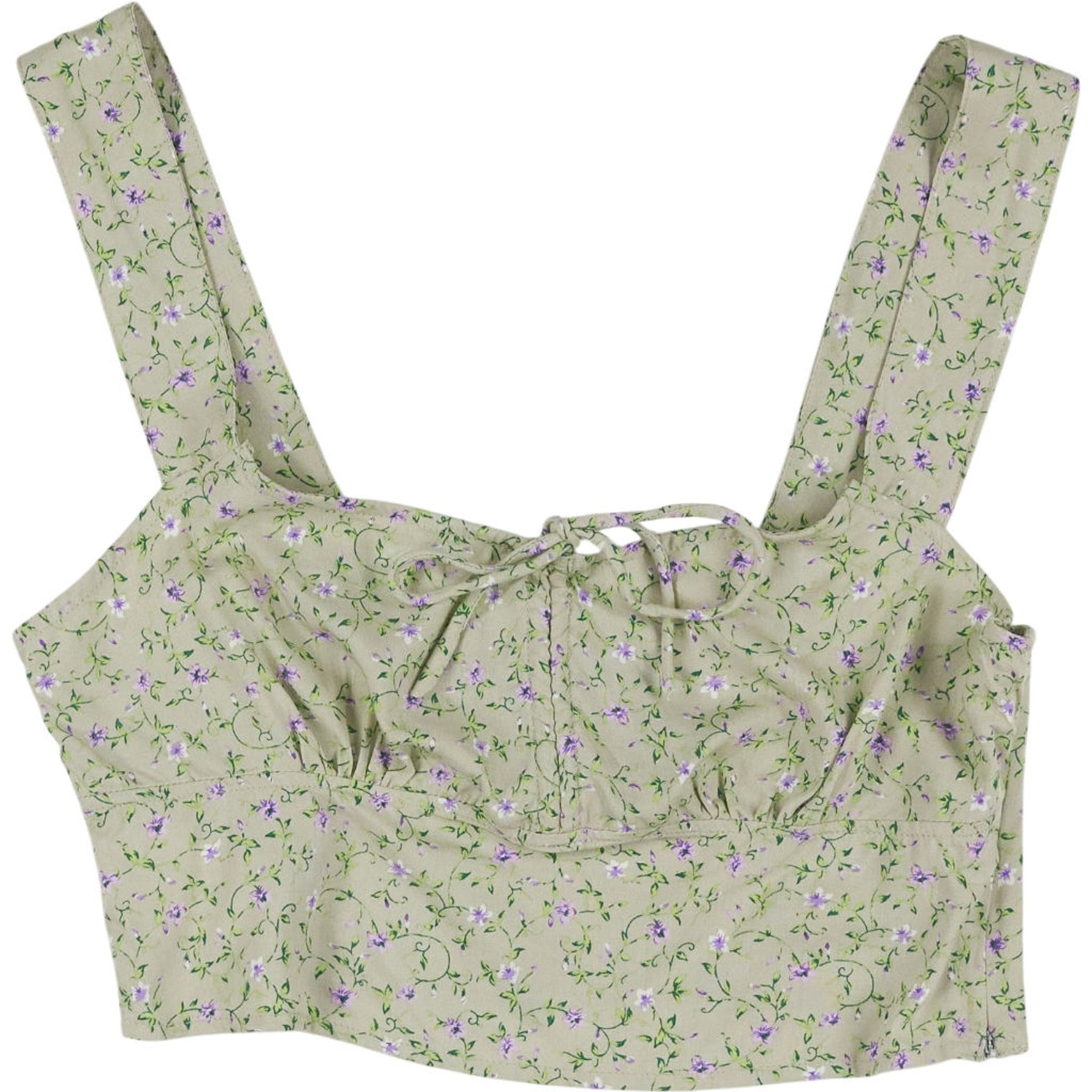 Motel Floral Crop Top