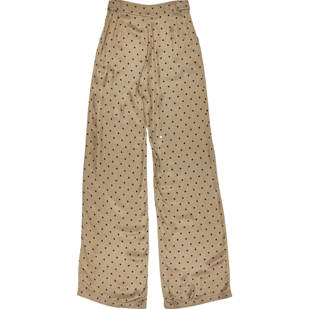 Mother of Pearl Khaki Polka Dot Trousers