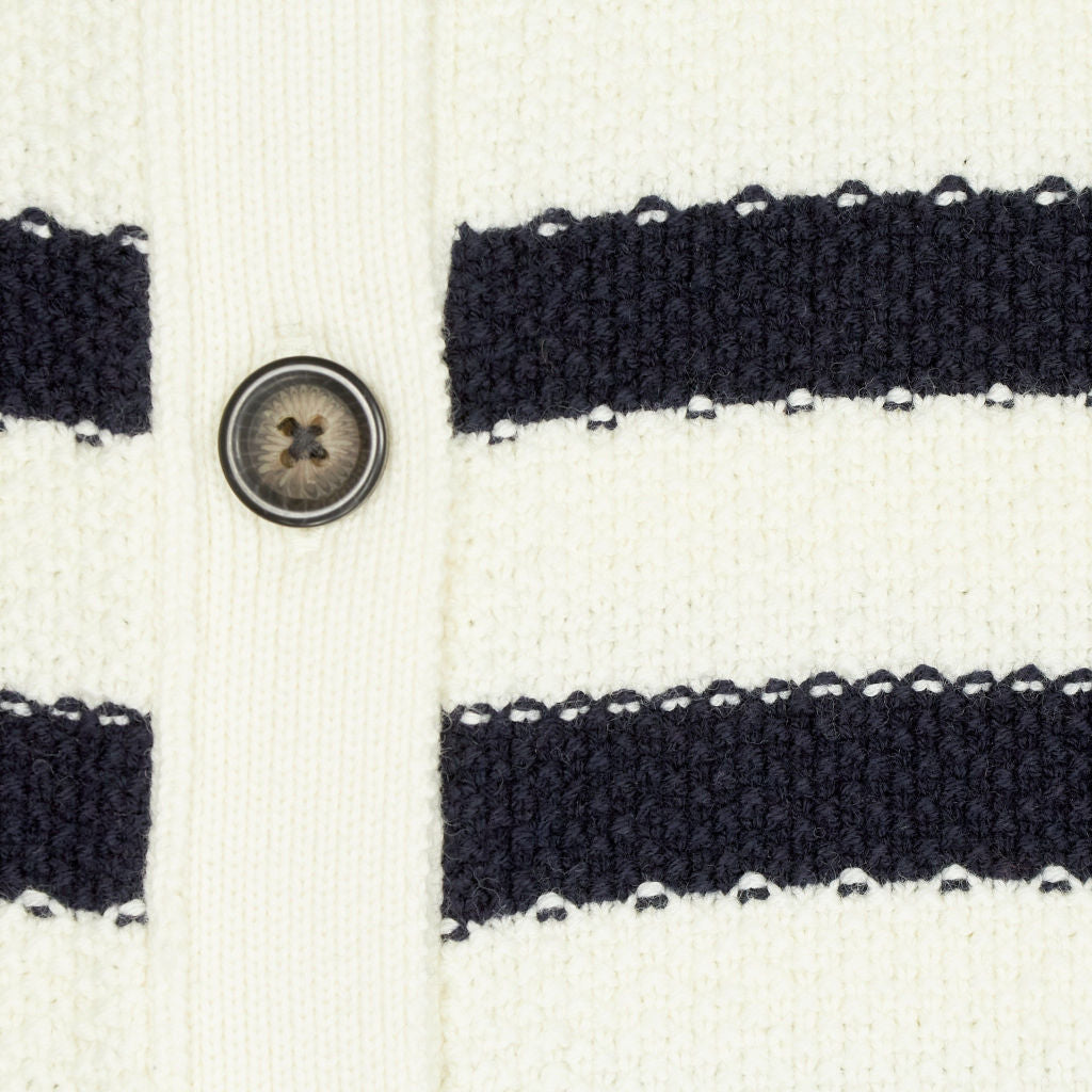 Wyse Striped Sleeveless Vest S