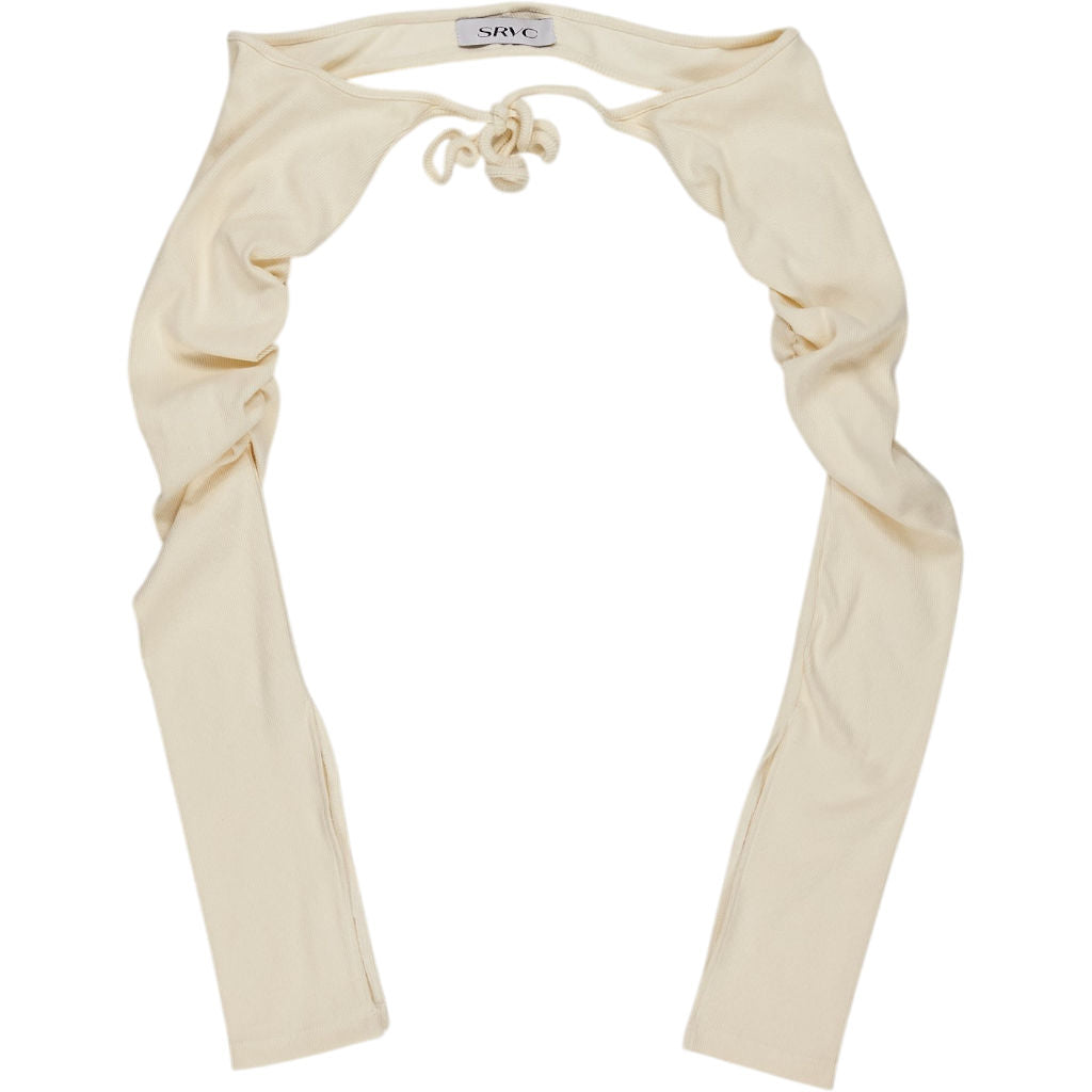 SRVC Cream Knitted Bolero