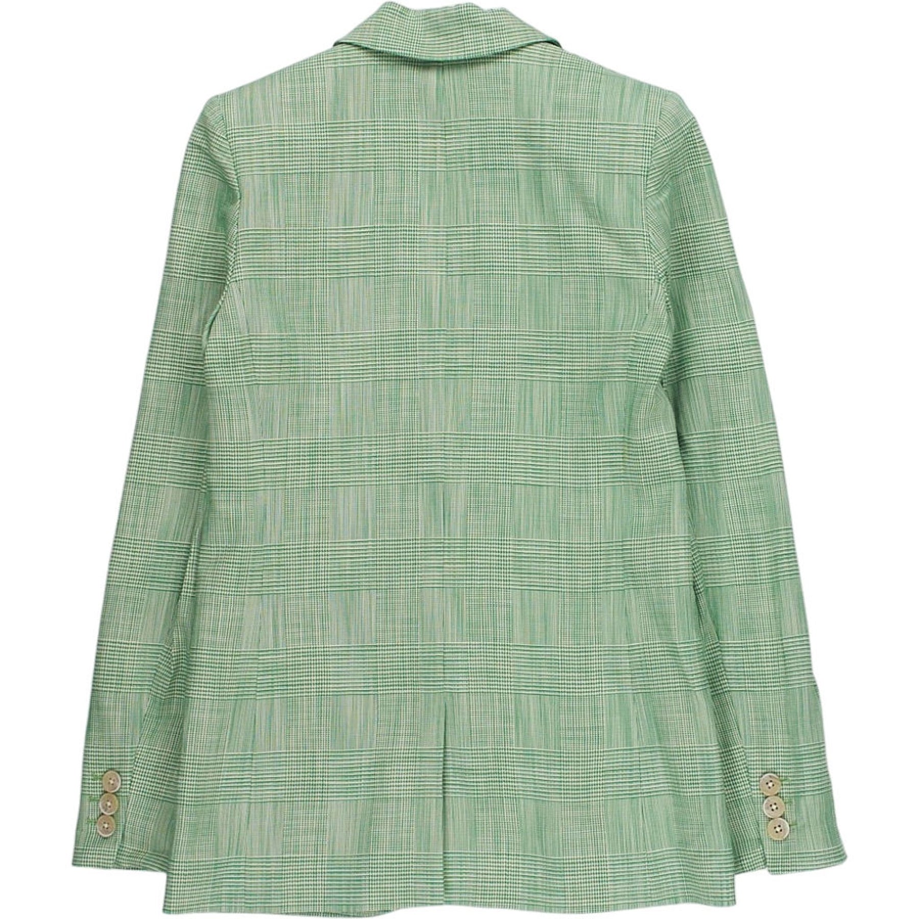 Me+Em Green Check Blazer
