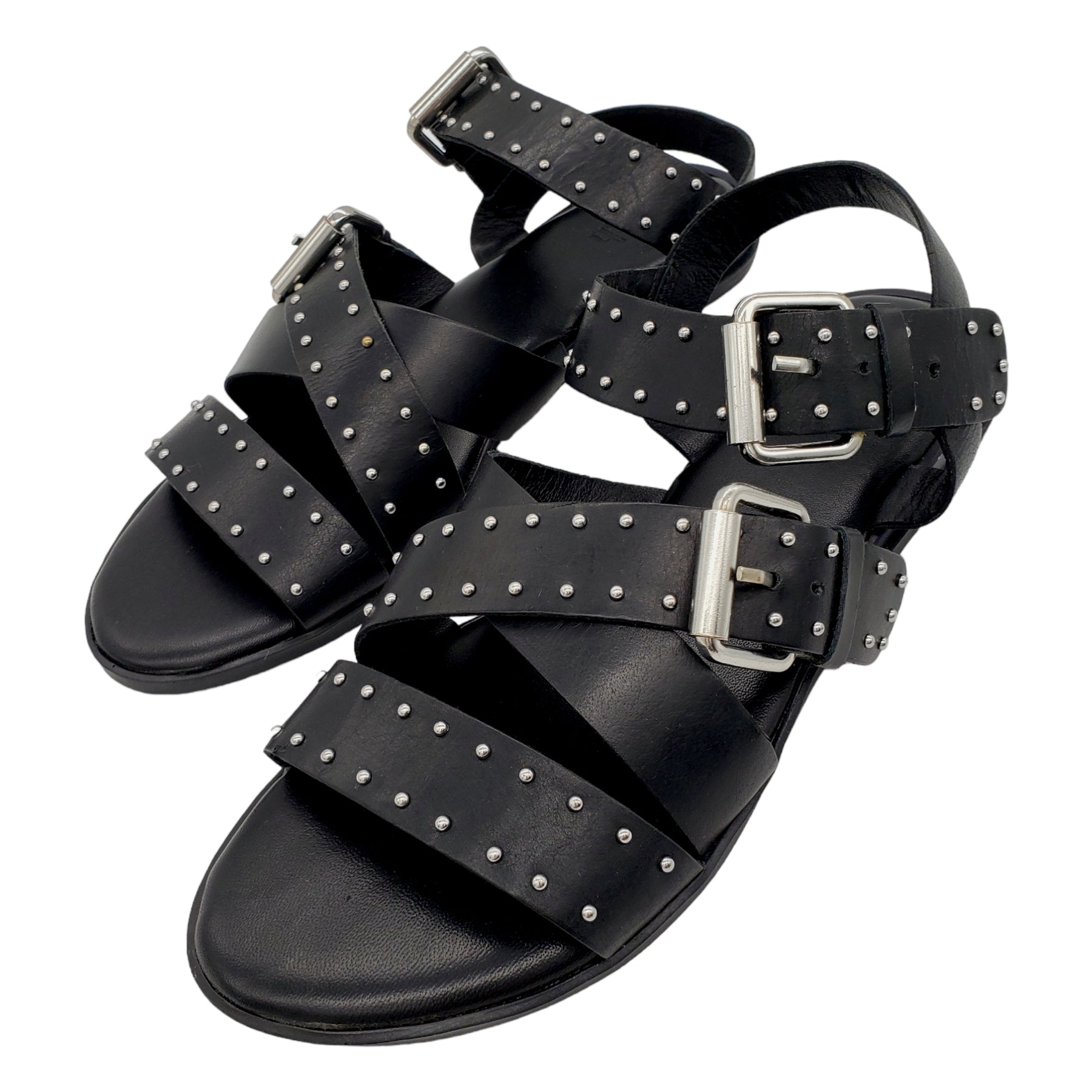 Hush Black/Silver Brimpton Sandals