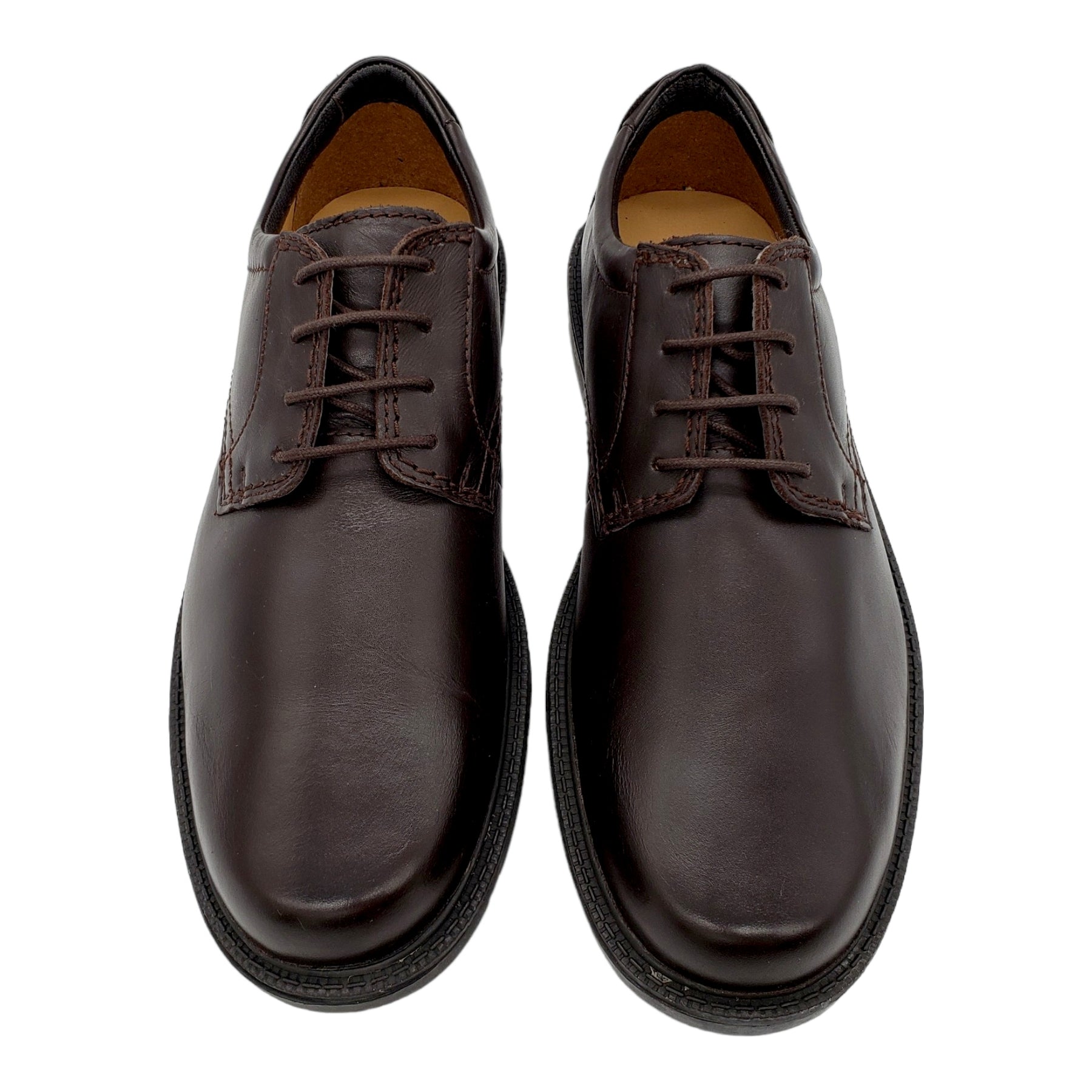 Clarks Dark Brown Lace Up Shoes